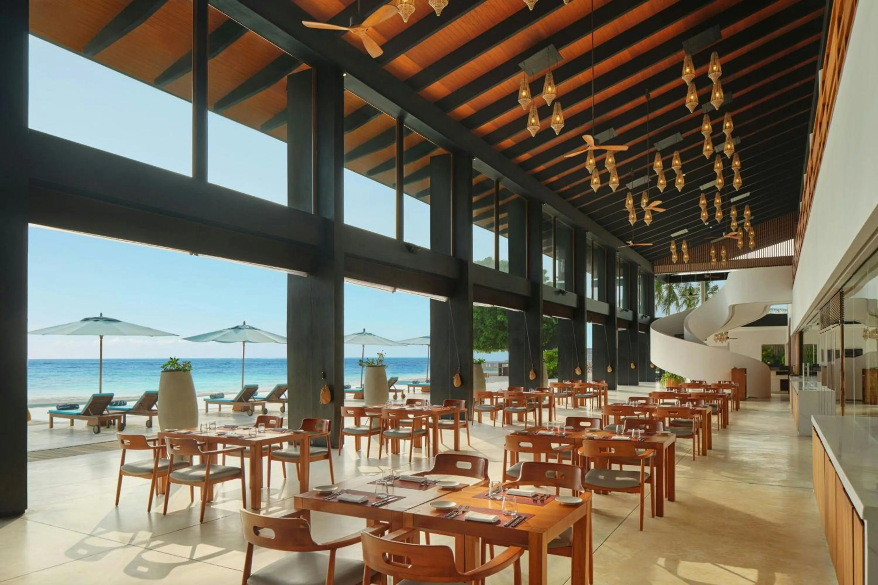 Kitchen or kitchenette in The Westin Maldives Miriandhoo Resort