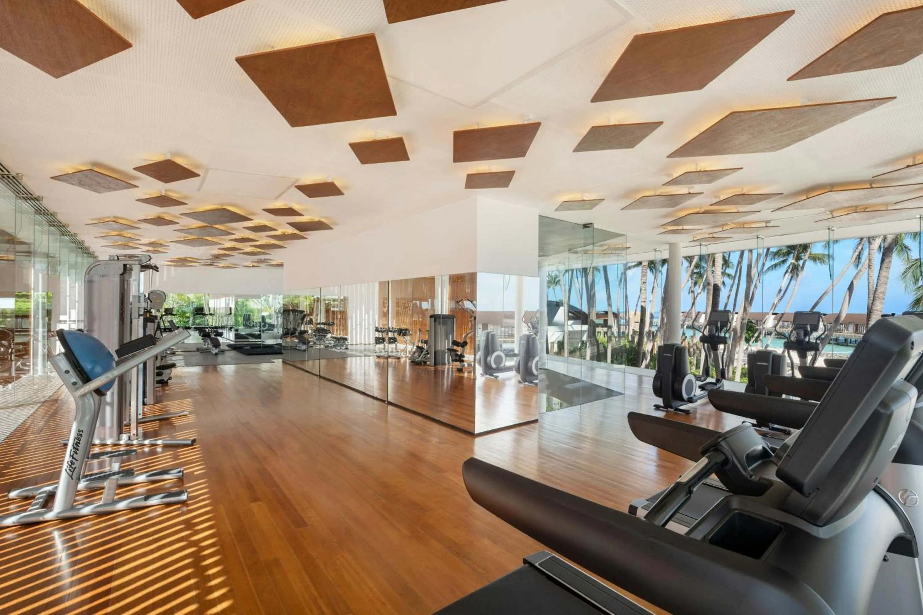 Fitness centre/facilities in The Westin Maldives Miriandhoo Resort