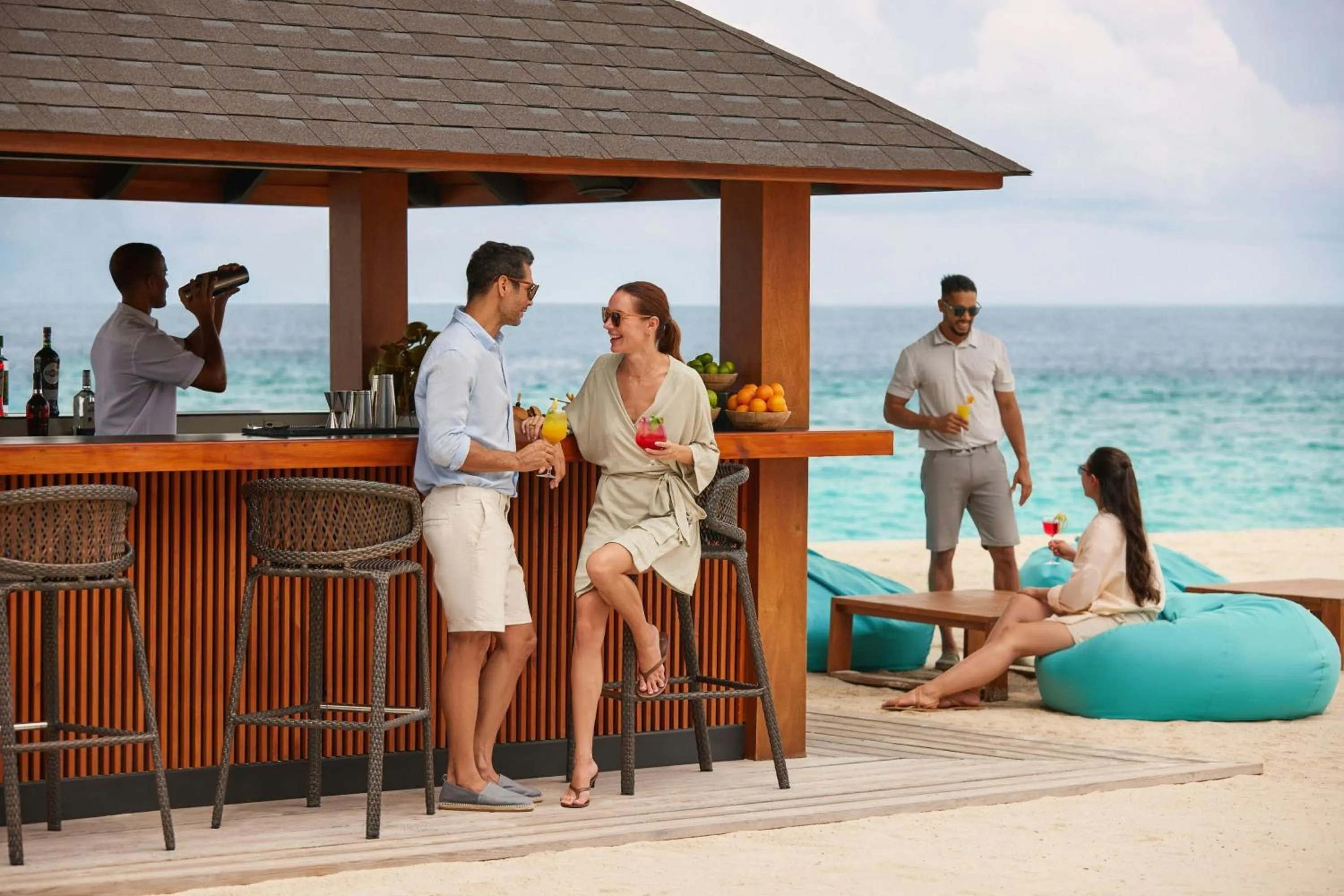 Beach in The Westin Maldives Miriandhoo Resort