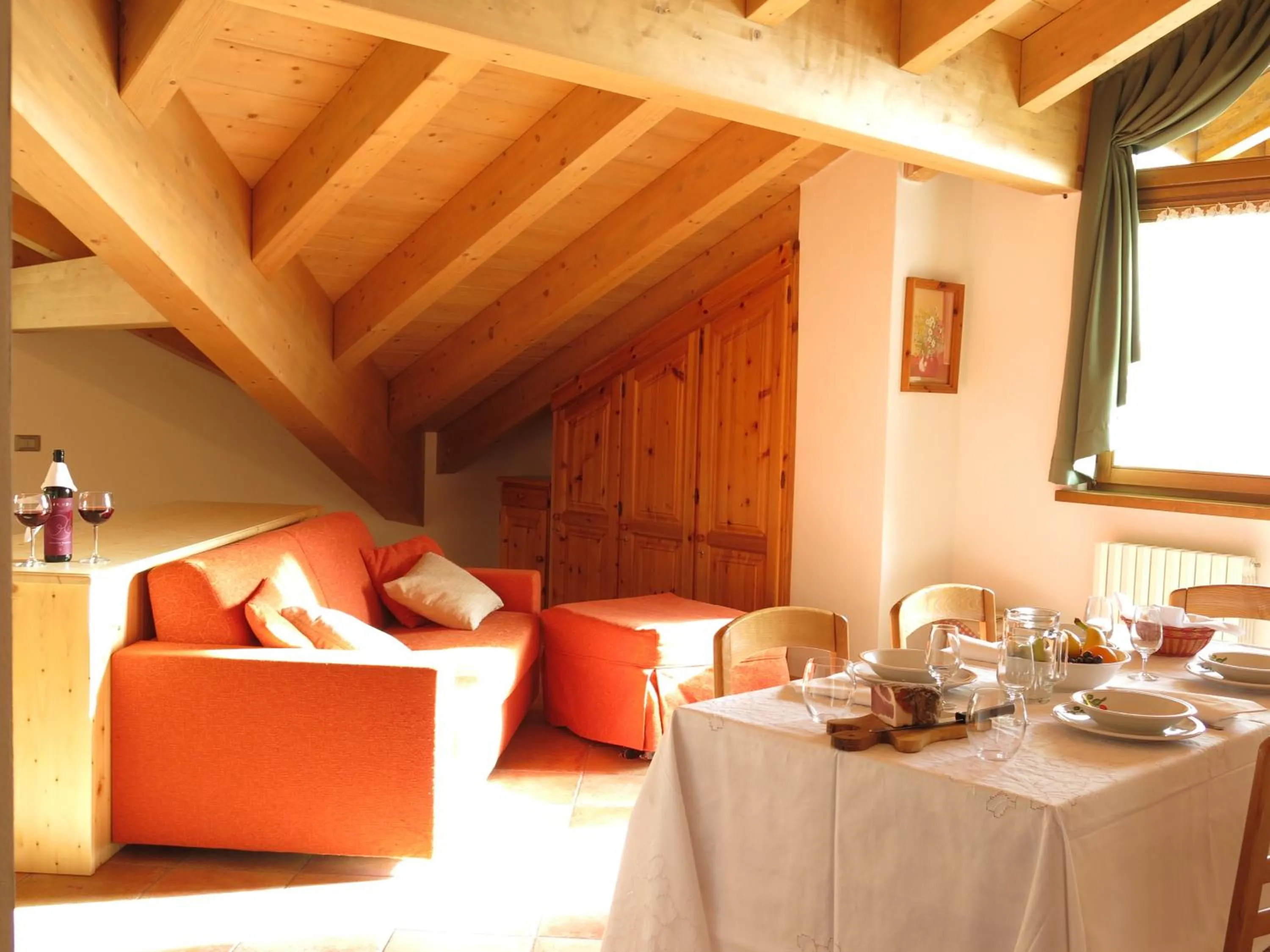 Living room in Baita al Pian