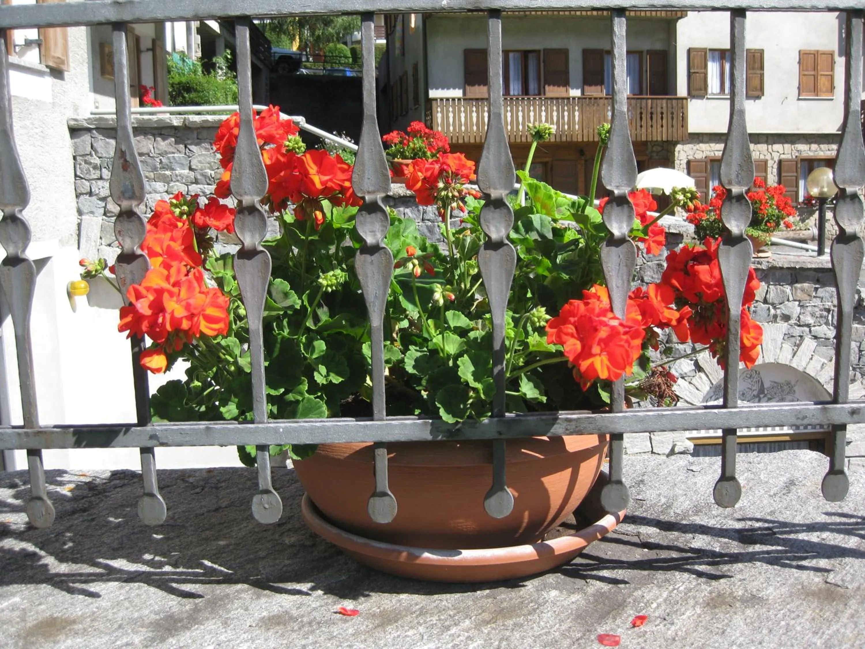 Decorative detail in Baita al Pian