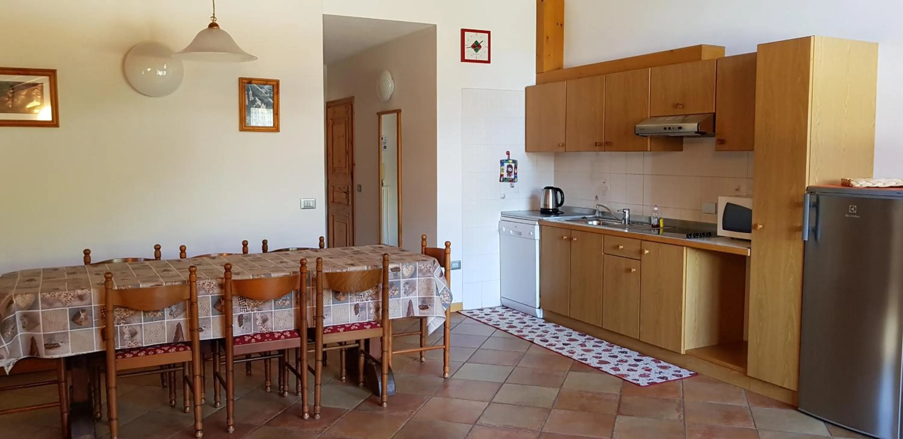 Kitchen or kitchenette in Baita al Pian