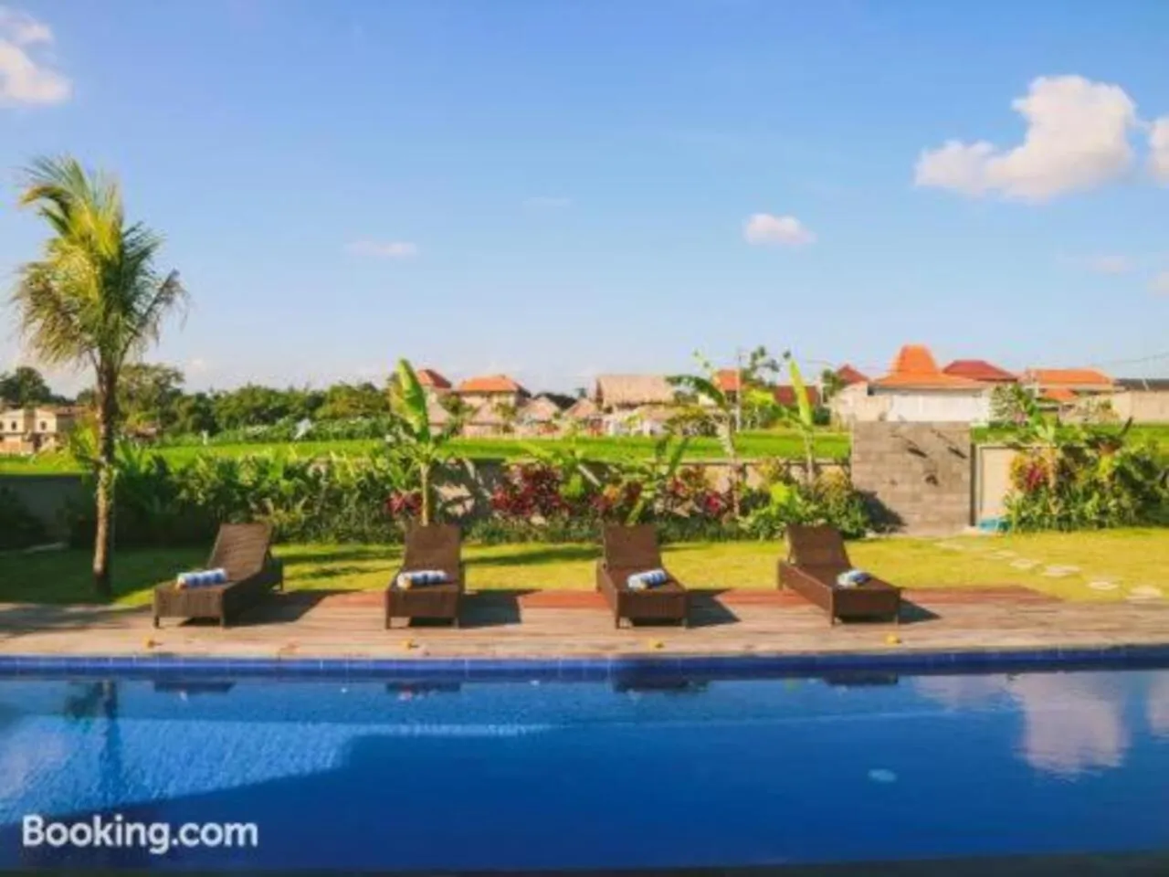 Pool view in Puri Canggu Rooms 2