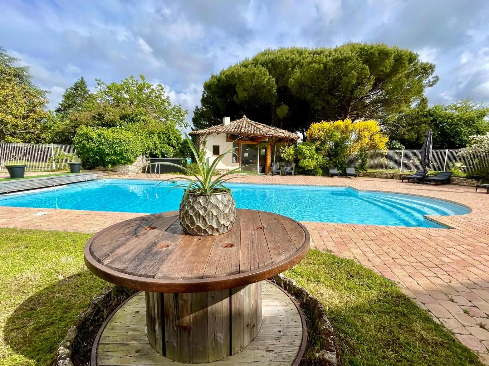 Swimming pool in Domaine du Galon d'Or