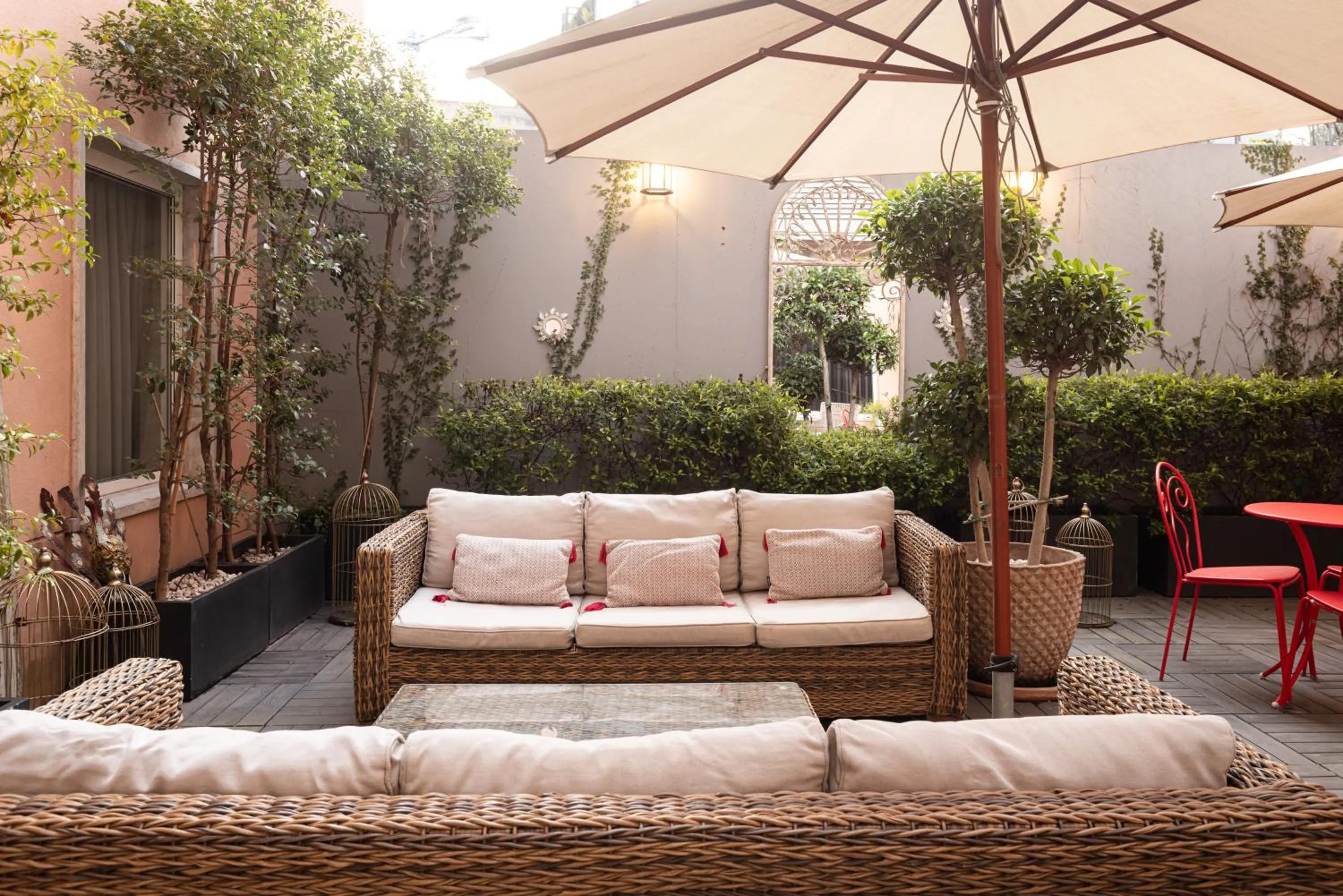 Patio in Maxime Boutique Hotel Avenida da Liberdade