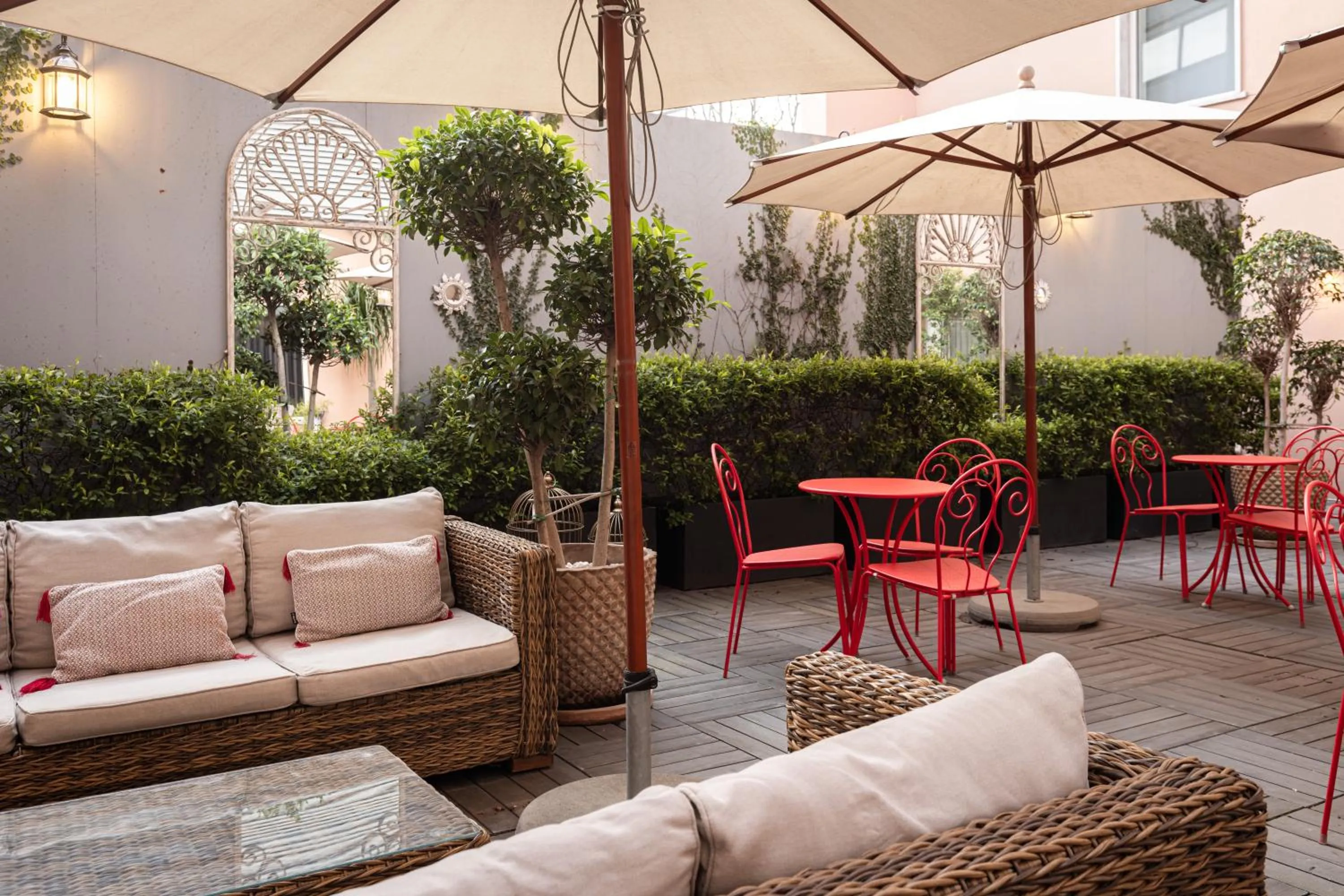 Patio in Maxime Boutique Hotel Avenida da Liberdade