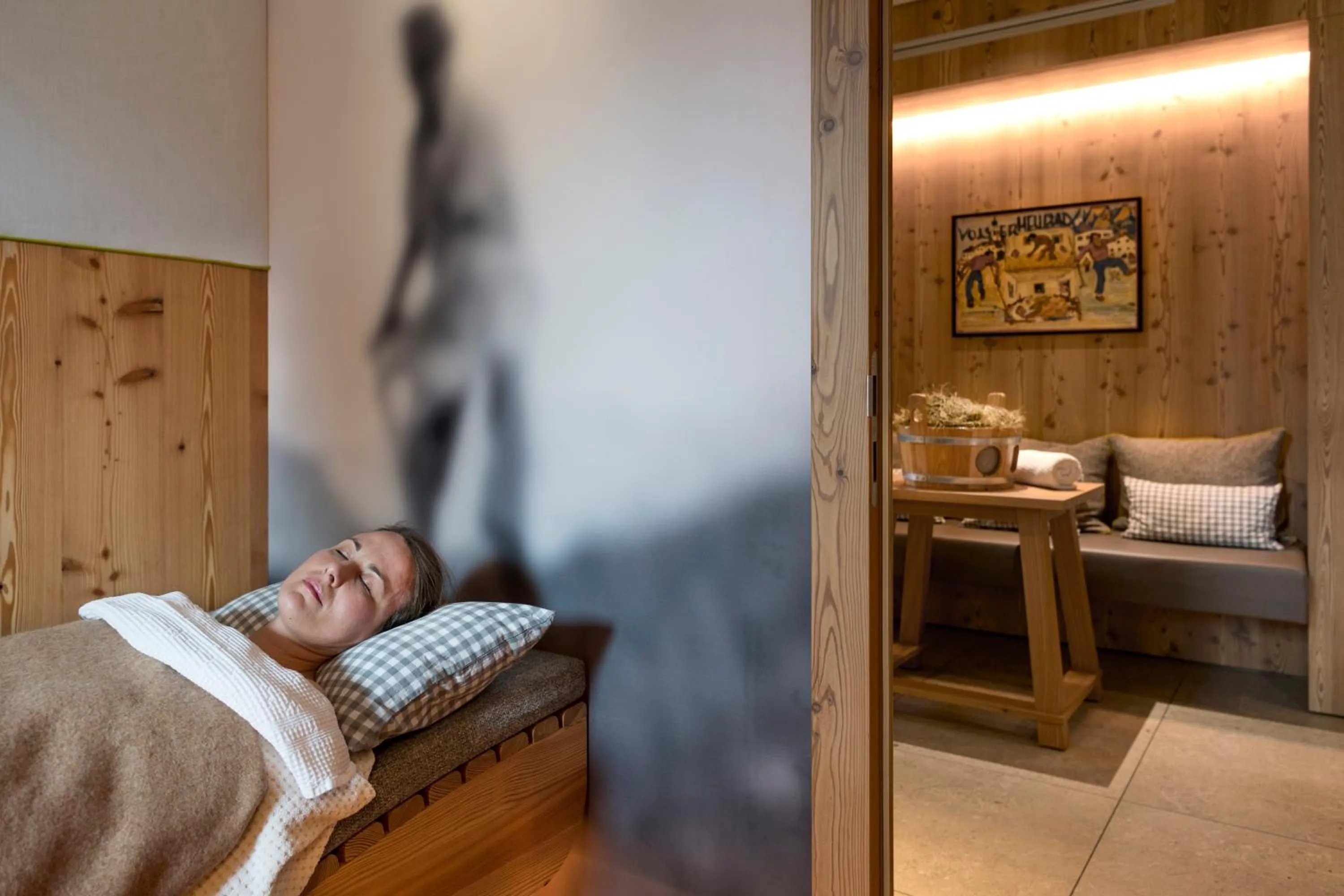 Spa and wellness centre/facilities, Bed in Hotel Heubad