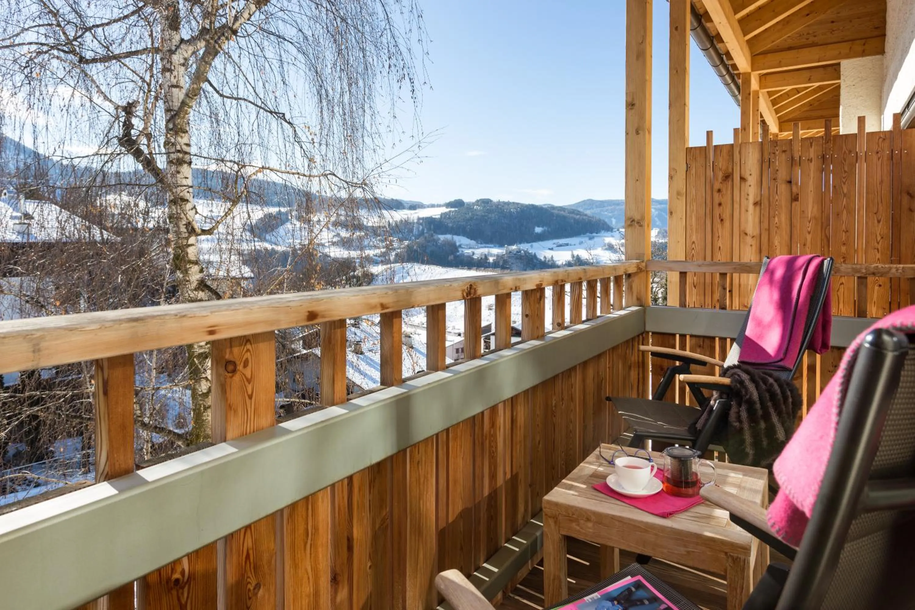 Balcony/Terrace in Hotel Heubad