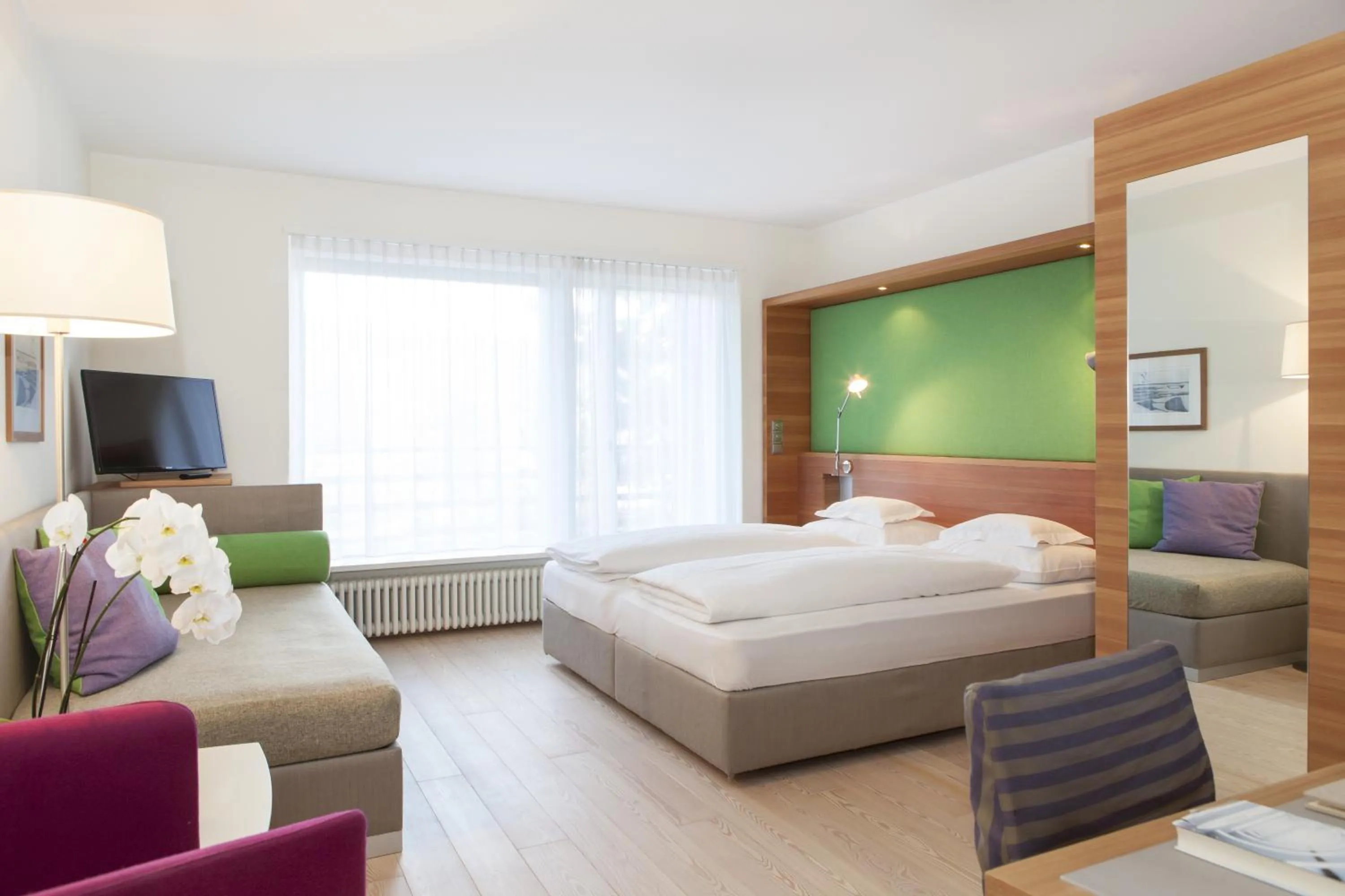 Bedroom, Bed in Hotel Heubad