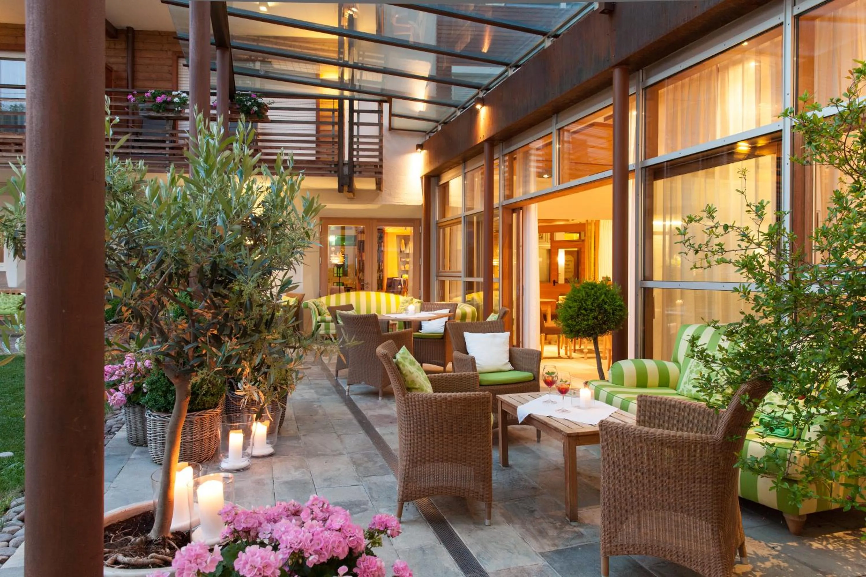 Patio in Hotel Heubad