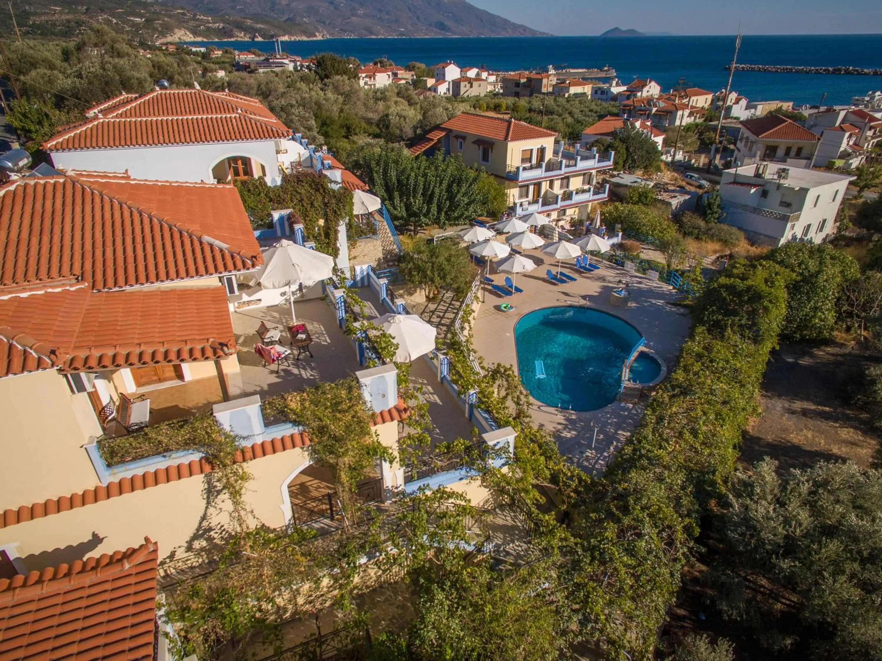 Bird's eye view in Pantheon Apartments & Studios