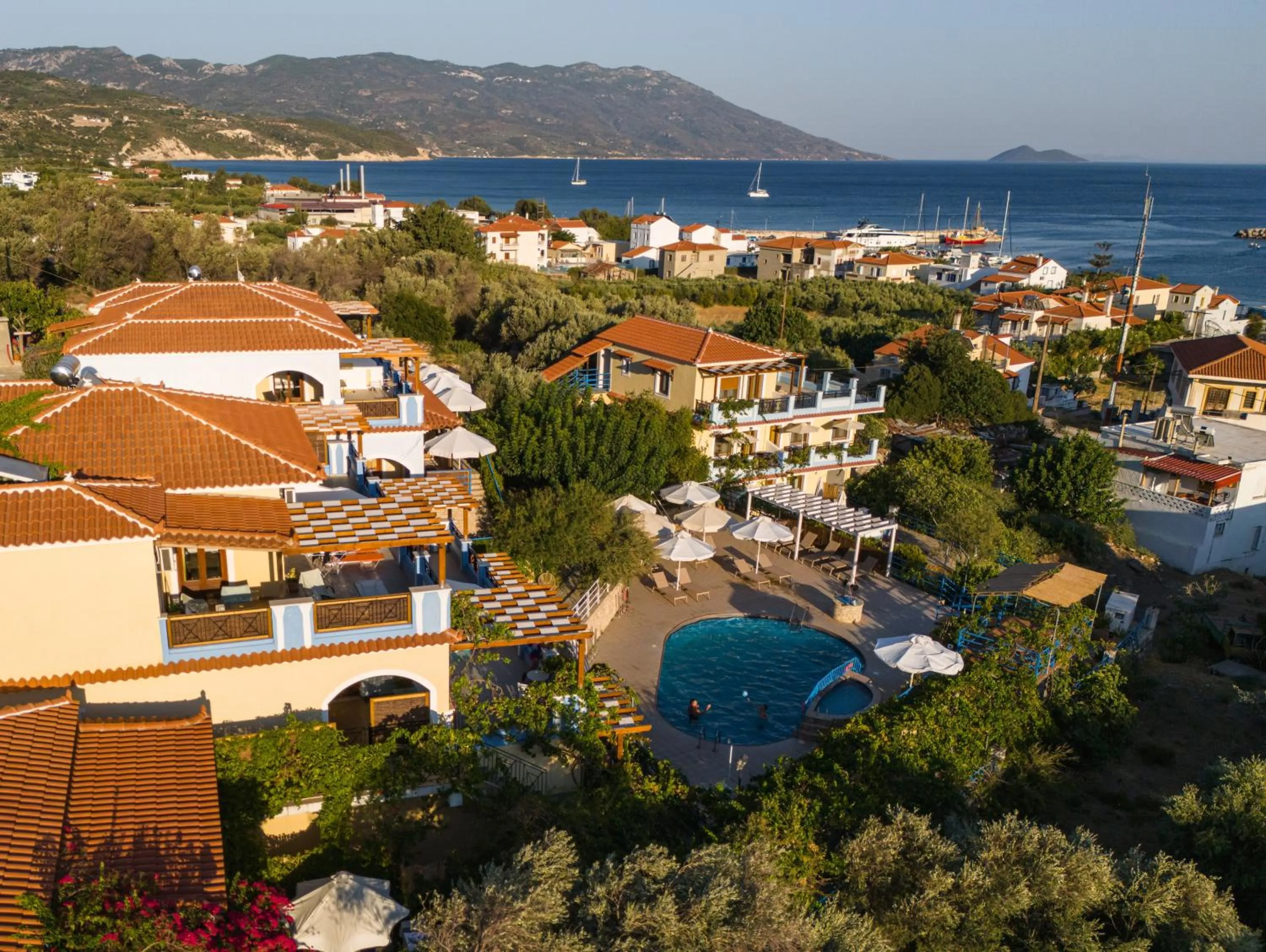 Property building in Pantheon Apartments & Studios