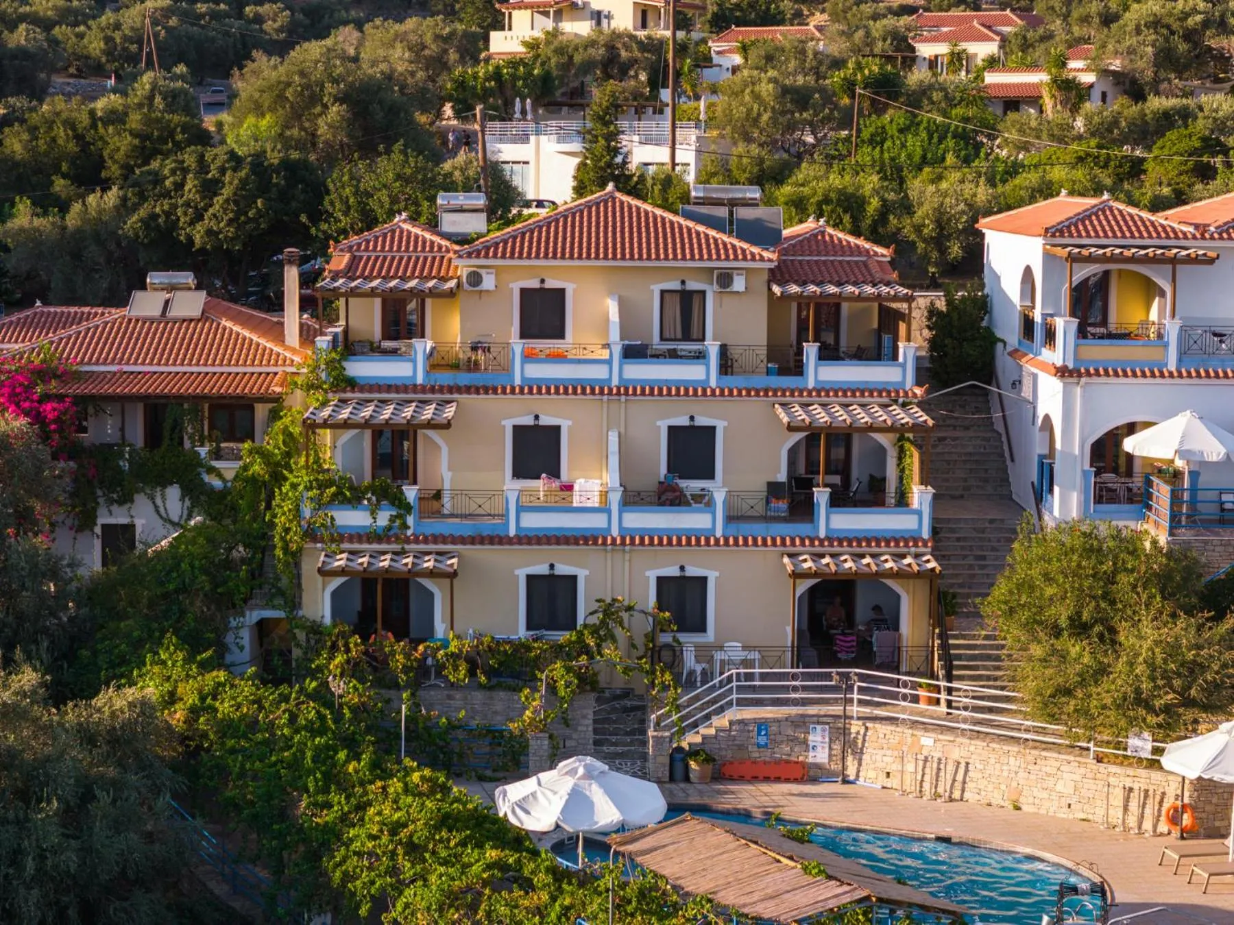 Property building in Pantheon Apartments & Studios