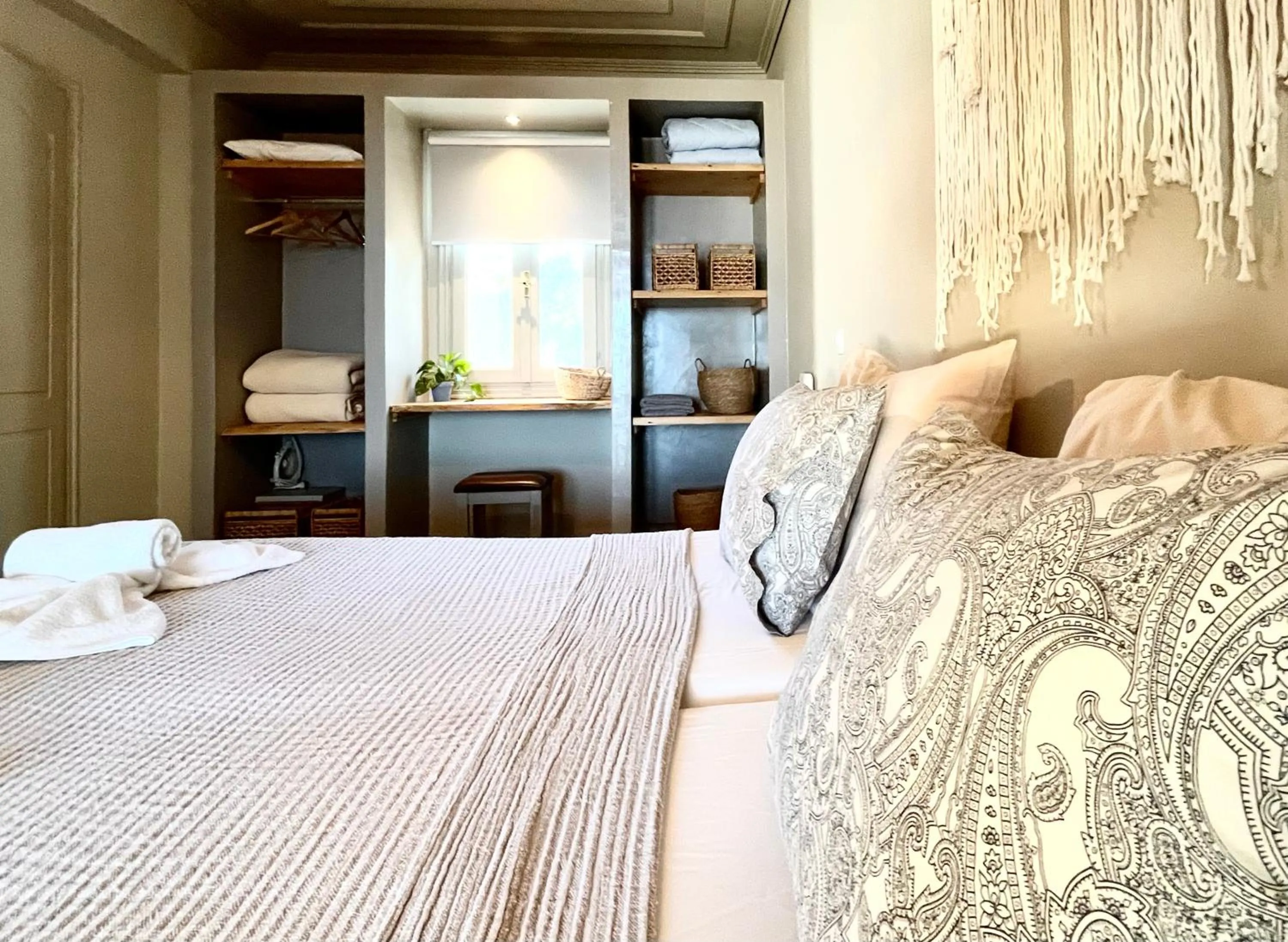 Bedroom, Bed in Pantheon Apartments & Studios