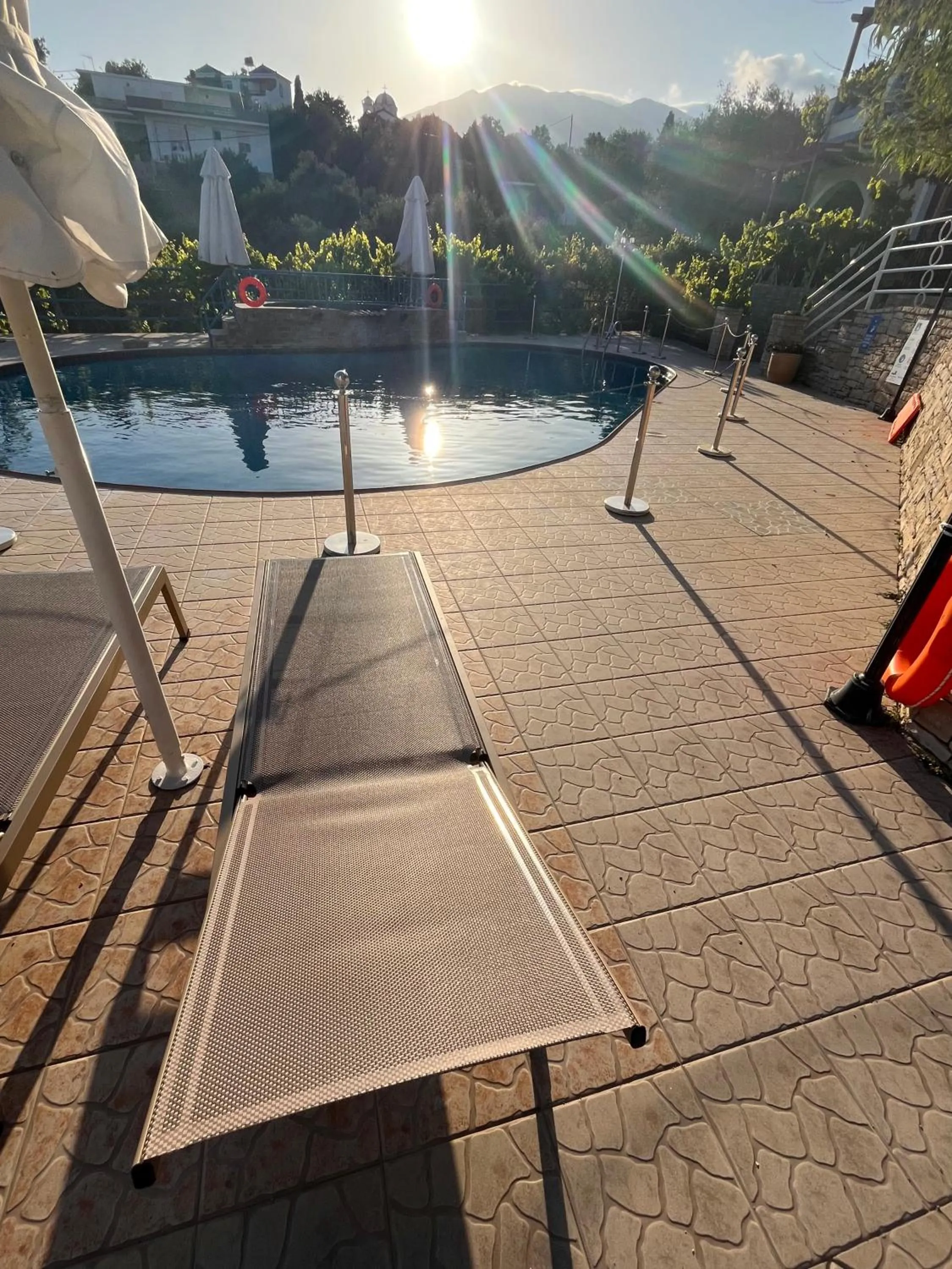 Swimming pool in Pantheon Apartments & Studios