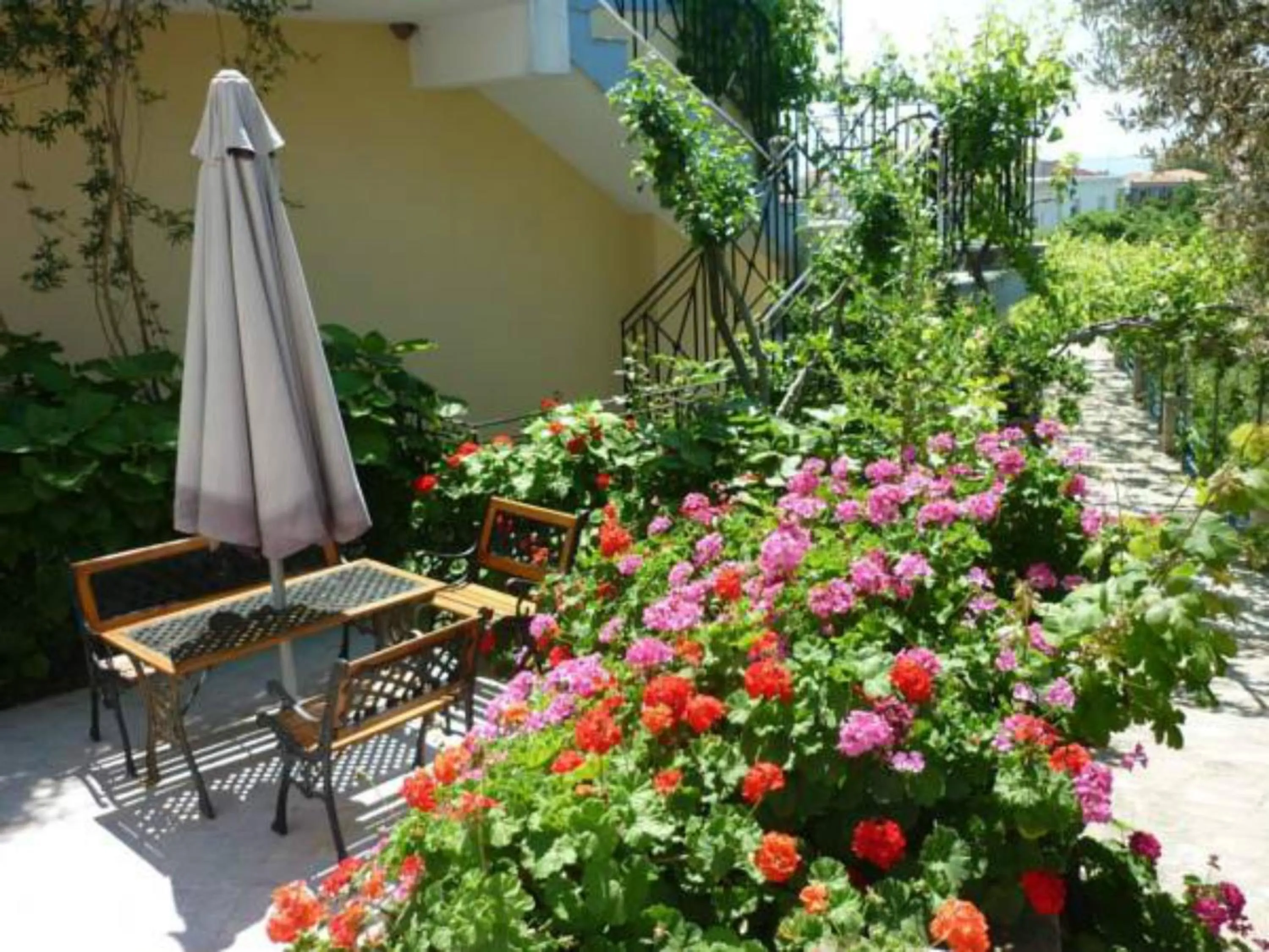 Garden in Pantheon Apartments & Studios