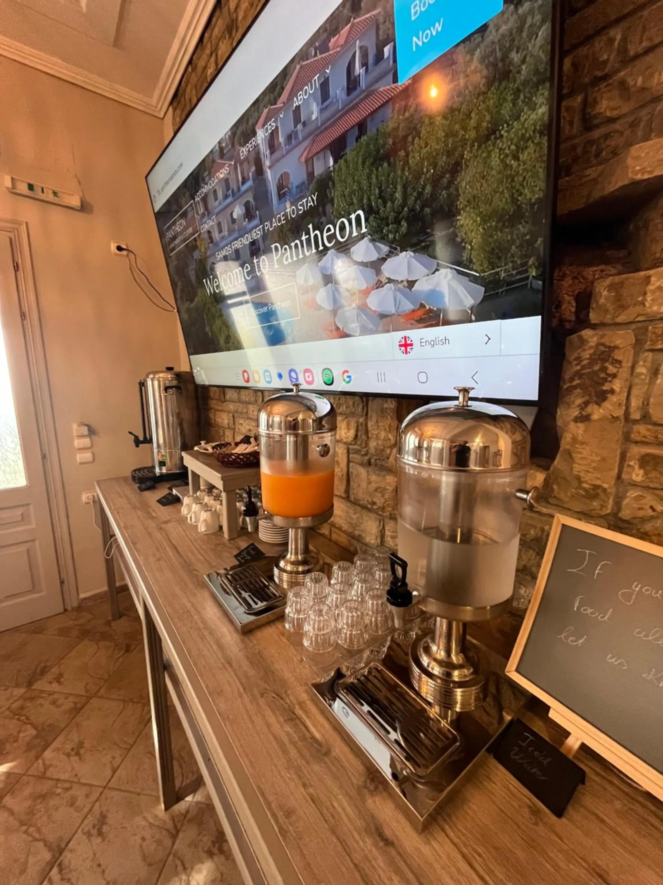 Buffet breakfast in Pantheon Apartments & Studios