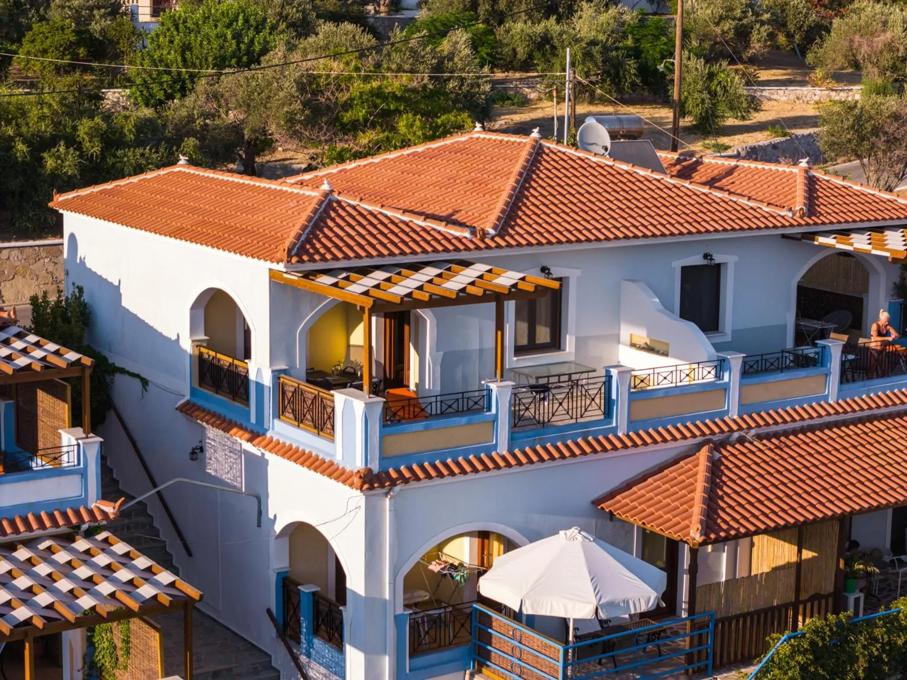 Property building in Pantheon Apartments & Studios