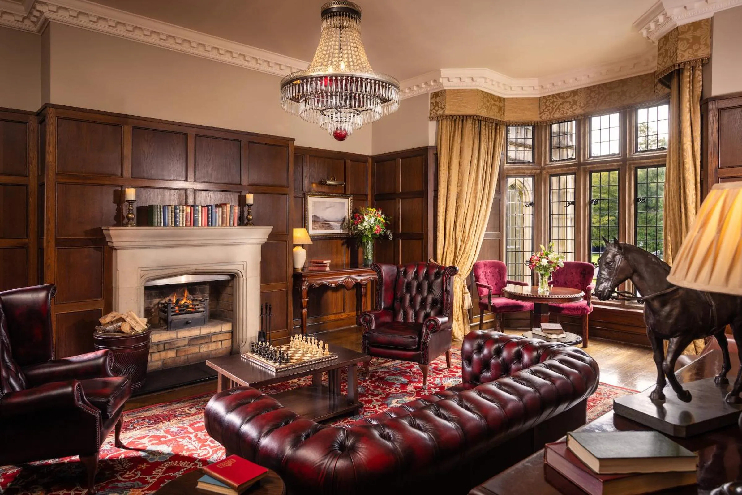 Seating area in Lough Eske Castle