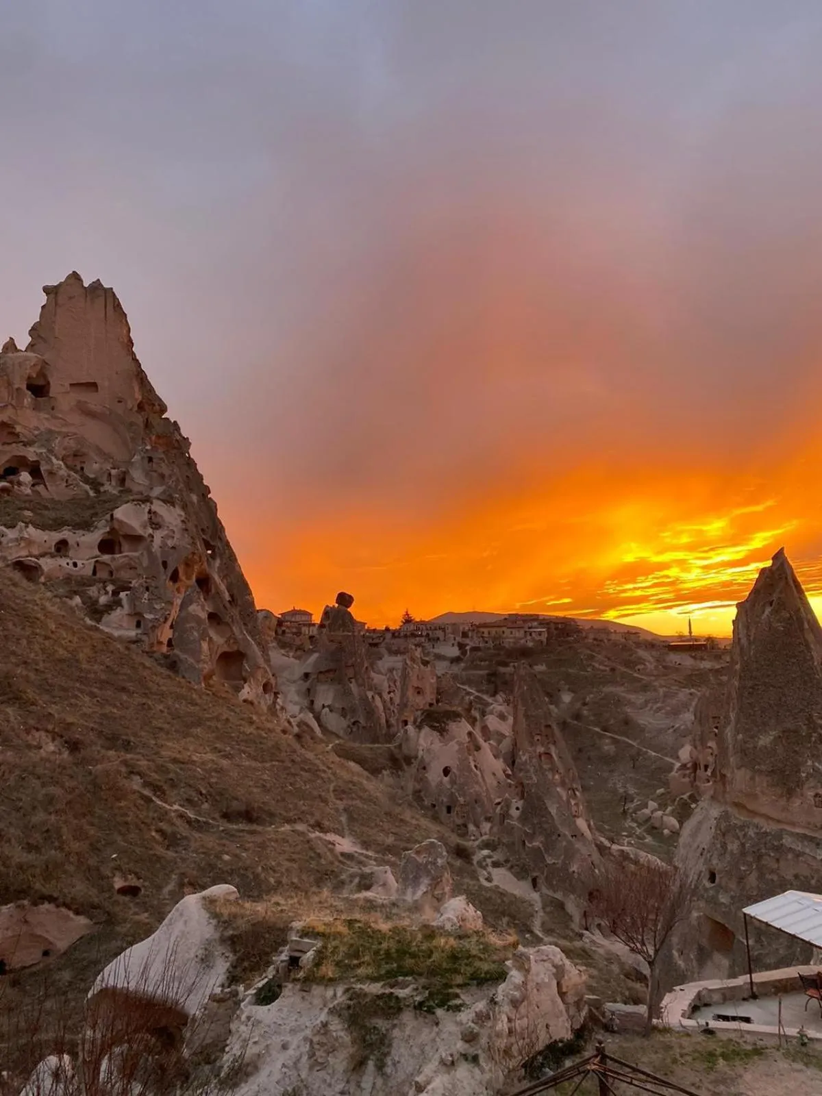Natural landscape in Anatelein Cave Hotel