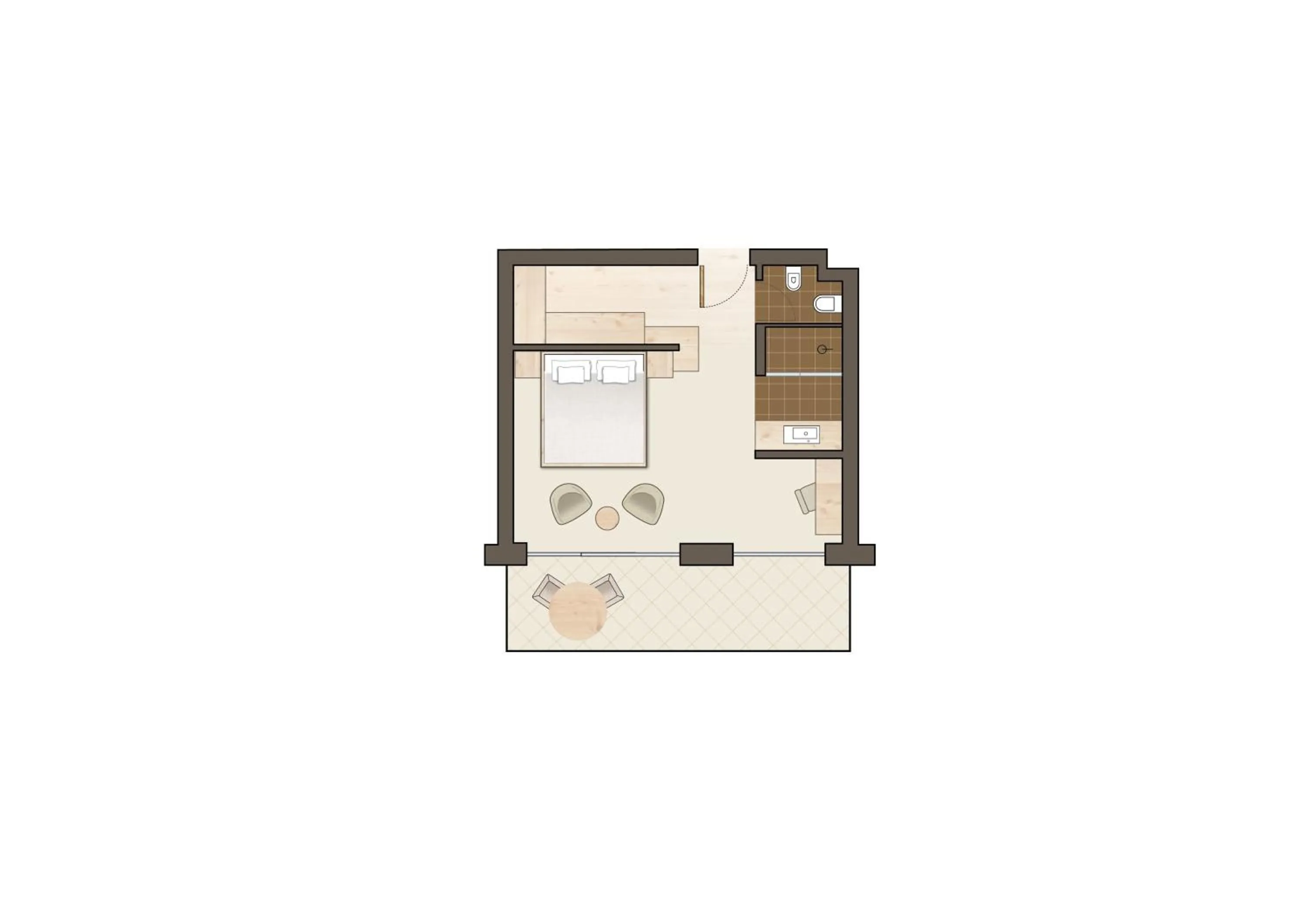 Floor plan in SILENA, your soulful hotel - adults only