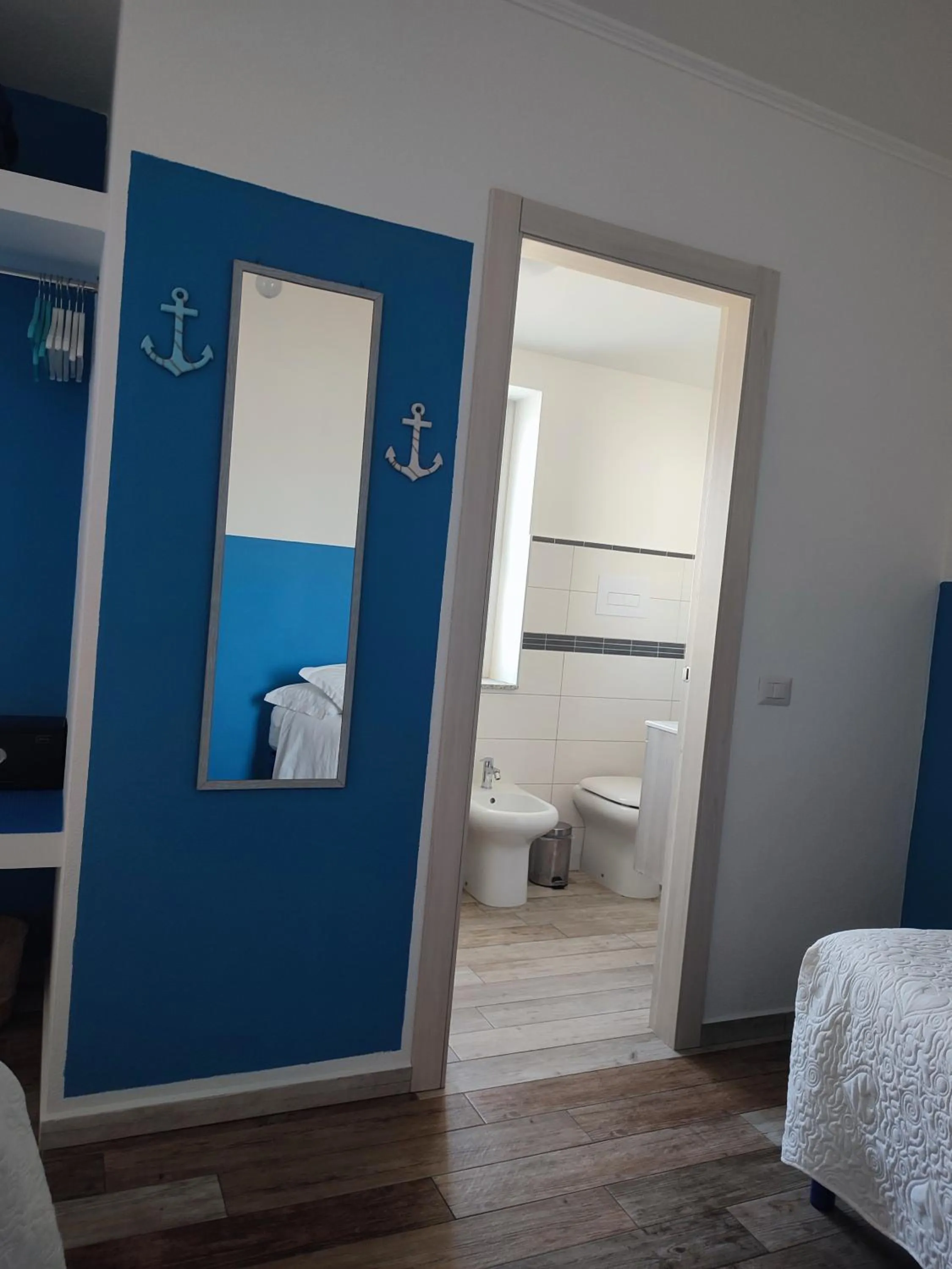 Bathroom, Bed in B&B Fradama' Holiday