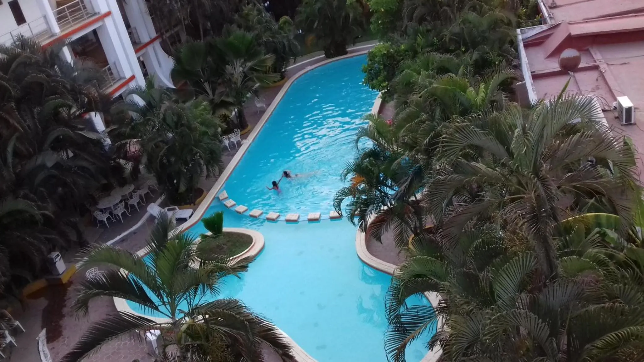 Pool view in Hotel Playa Azul