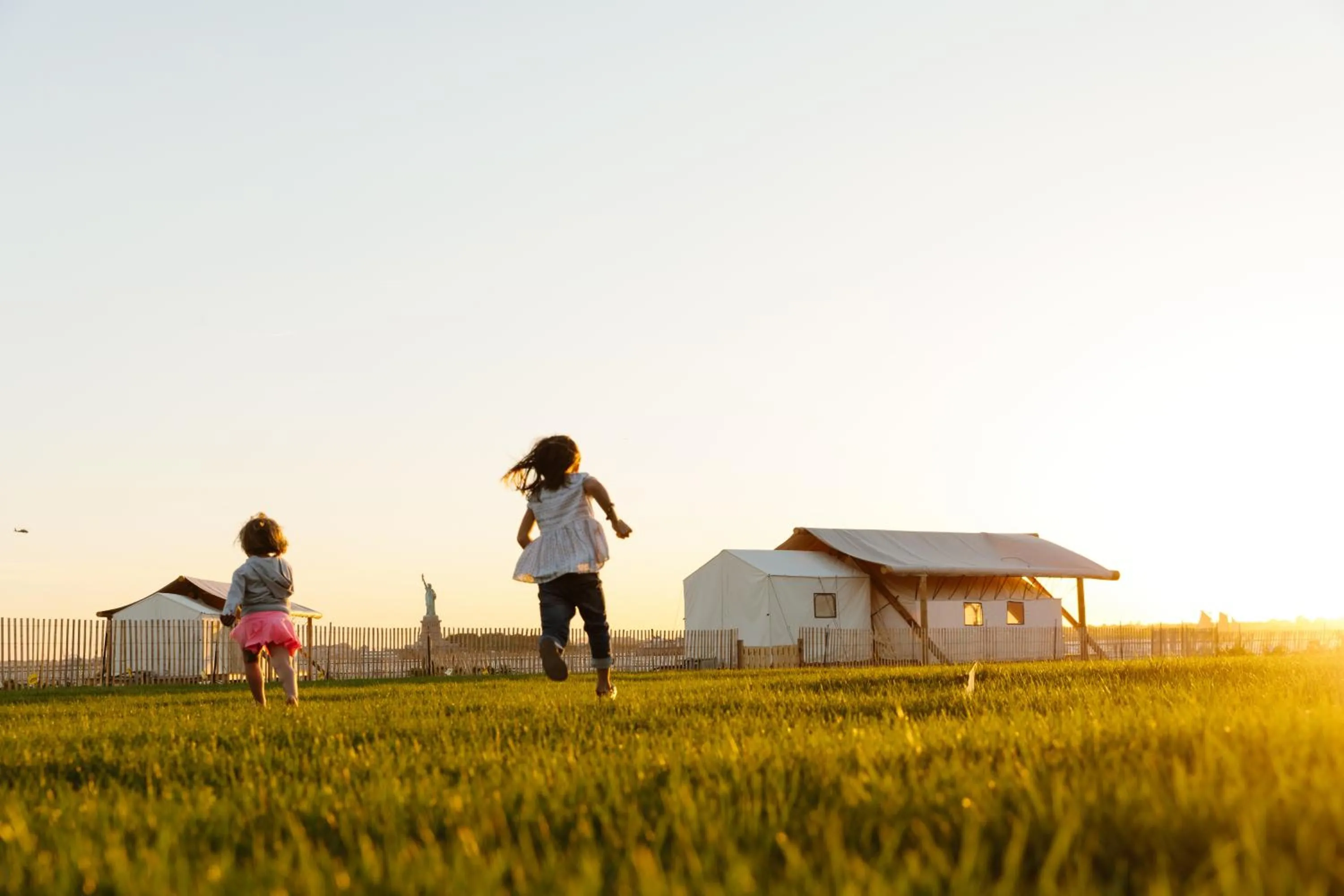 Journey Family Tent in Collective Retreats Governors Island