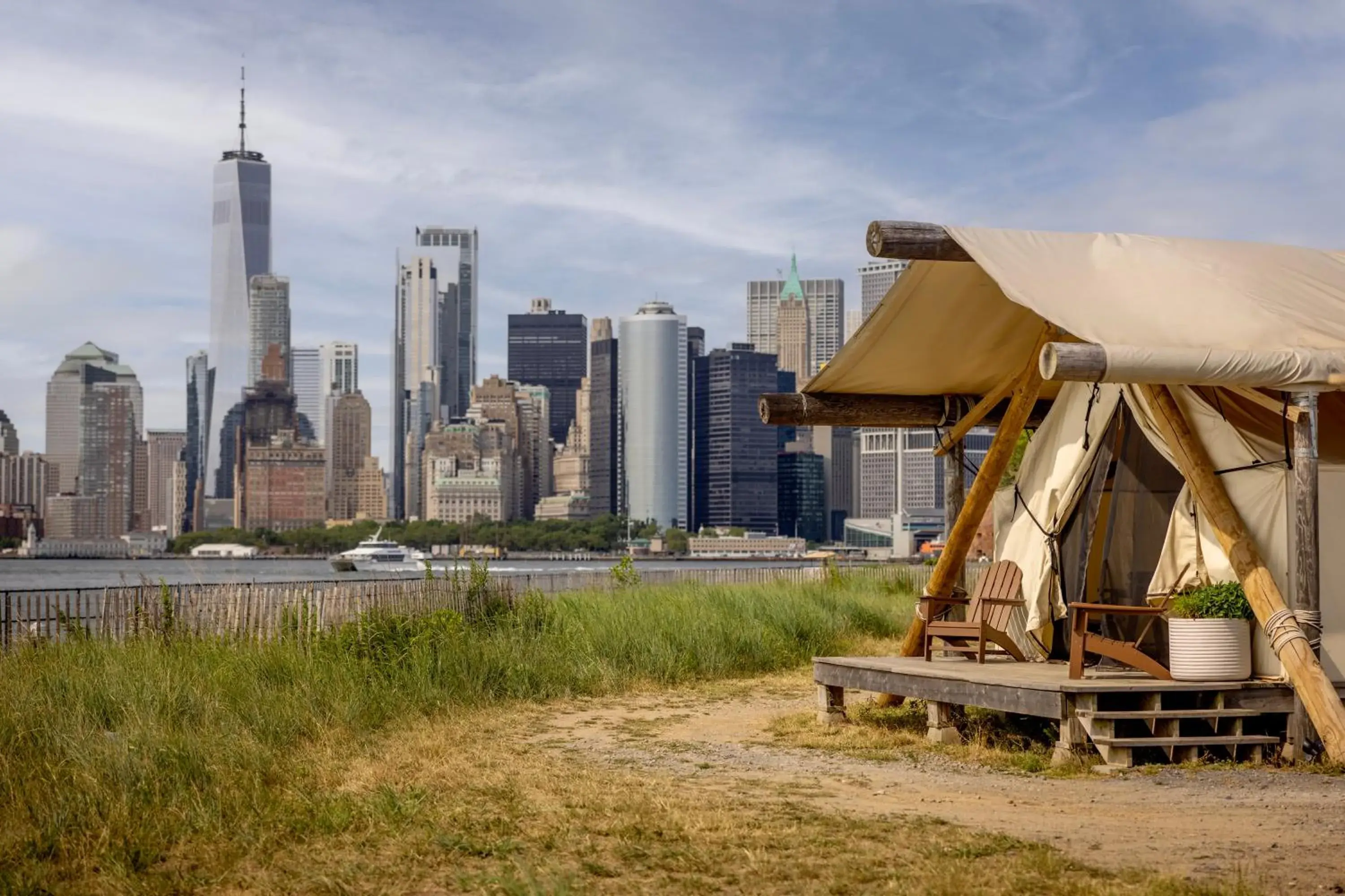 The Expedition Tent in Collective Retreats Governors Island The Expedition Tent in Collective Retreats Governors Island