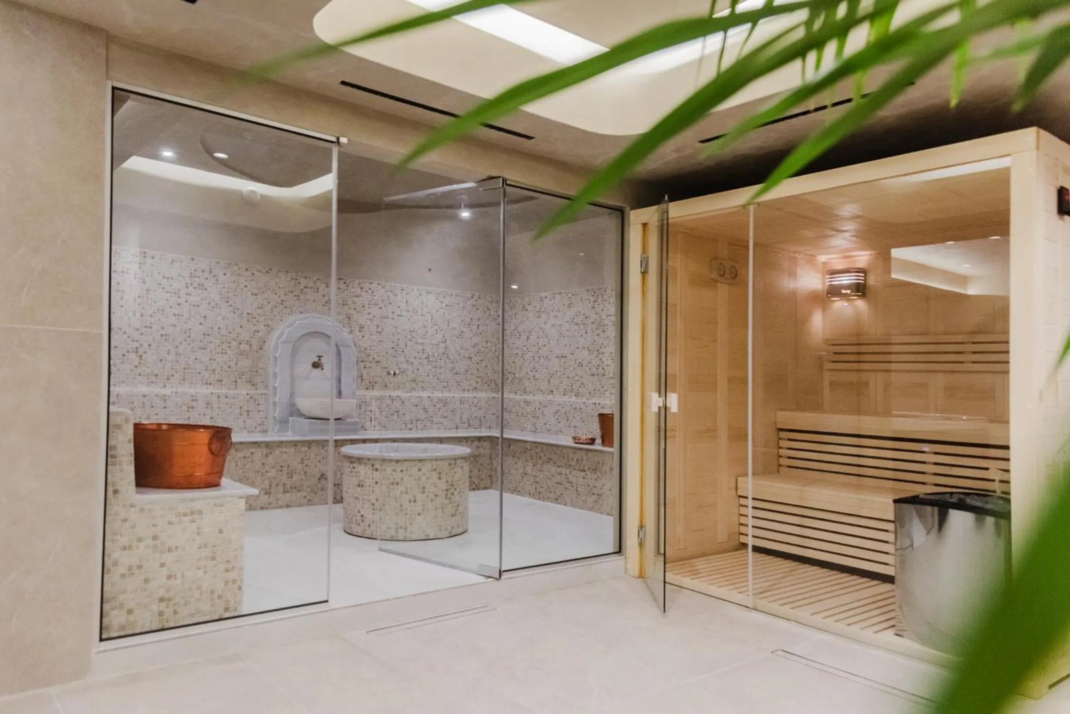 Sauna in Evexia Boutique Hotel & Spa