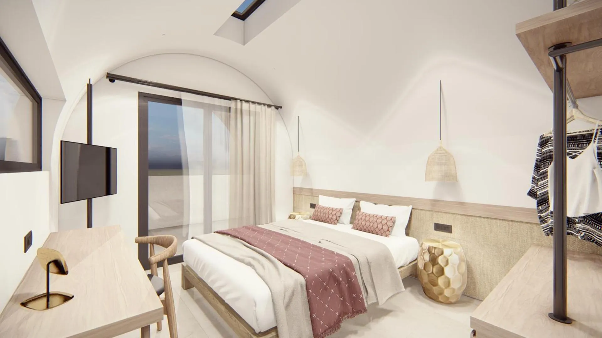 Bedroom, Bed in Seagull Hotel and Apartments