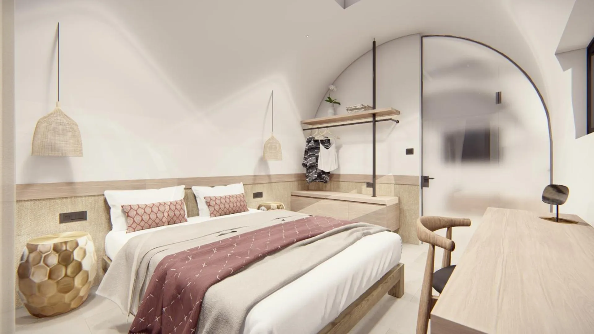 Bedroom, Bed in Seagull Hotel and Apartments