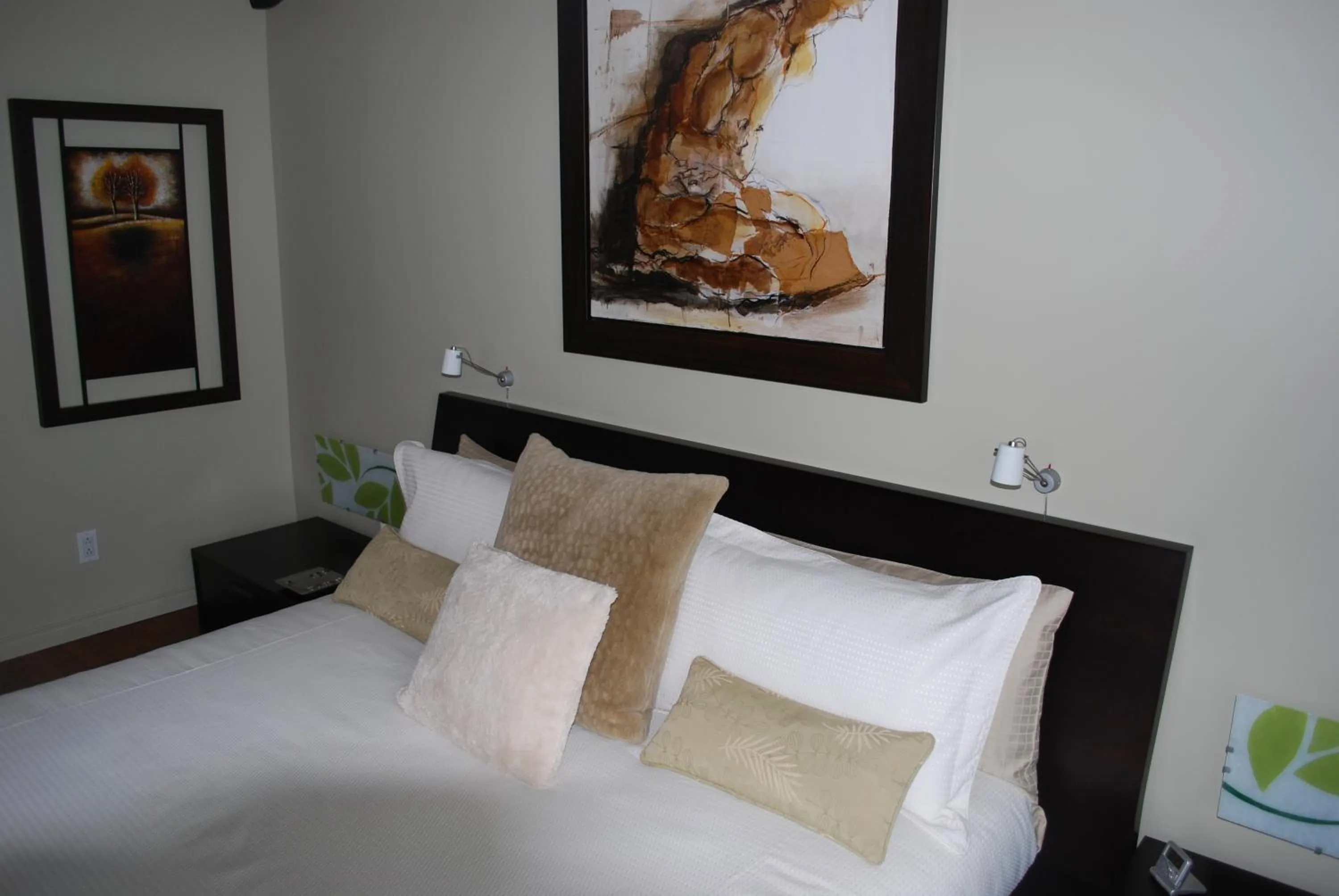 Bed in Auberge des Eaux Vives