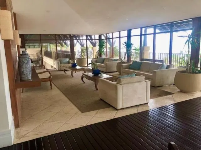 Living room in Residências Garcez - Pantai Enseada - Vista Mar