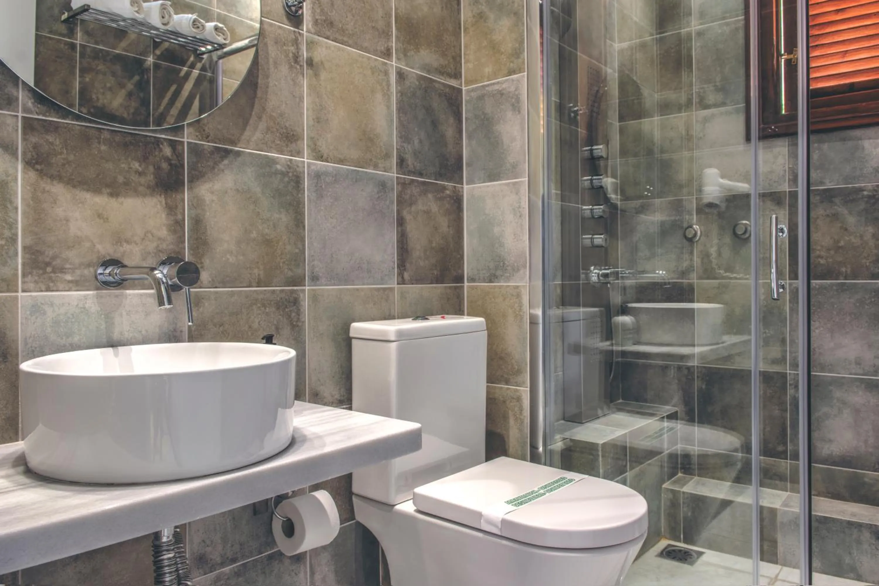 Bathroom in The Palm Garden - Idyllic Pool Apartments in a Green Oasis