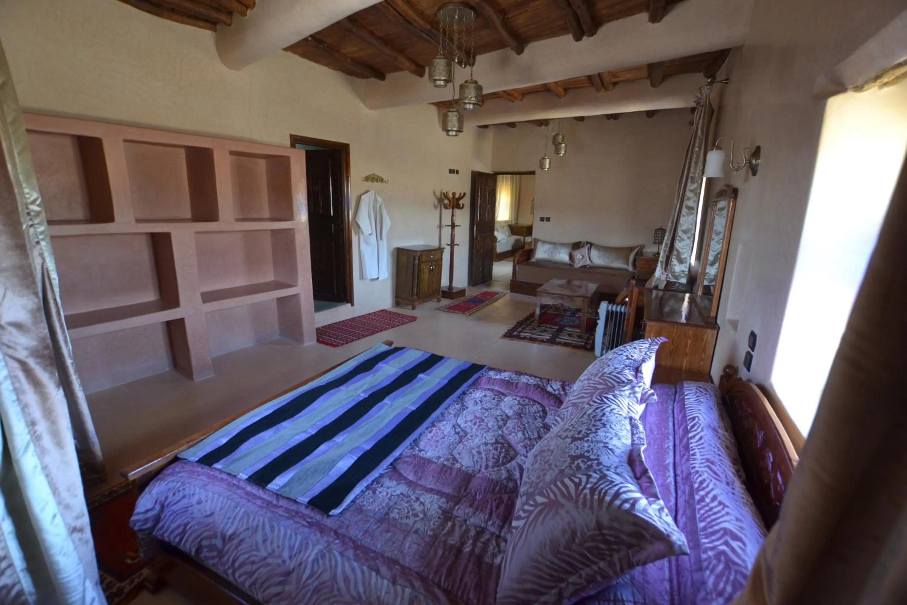 Photo of the whole room, Bed in Tizourgane Kasbah