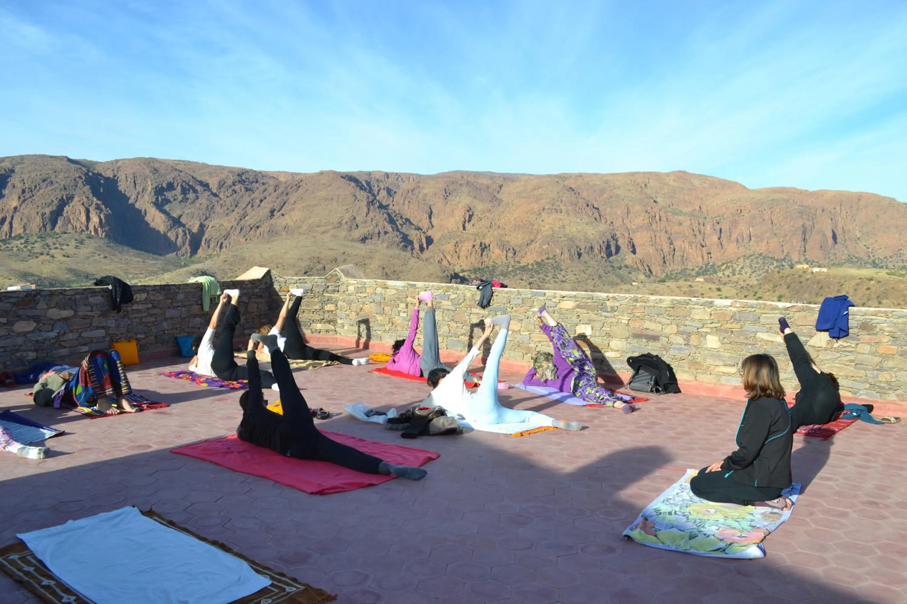 Balcony/Terrace in Tizourgane Kasbah