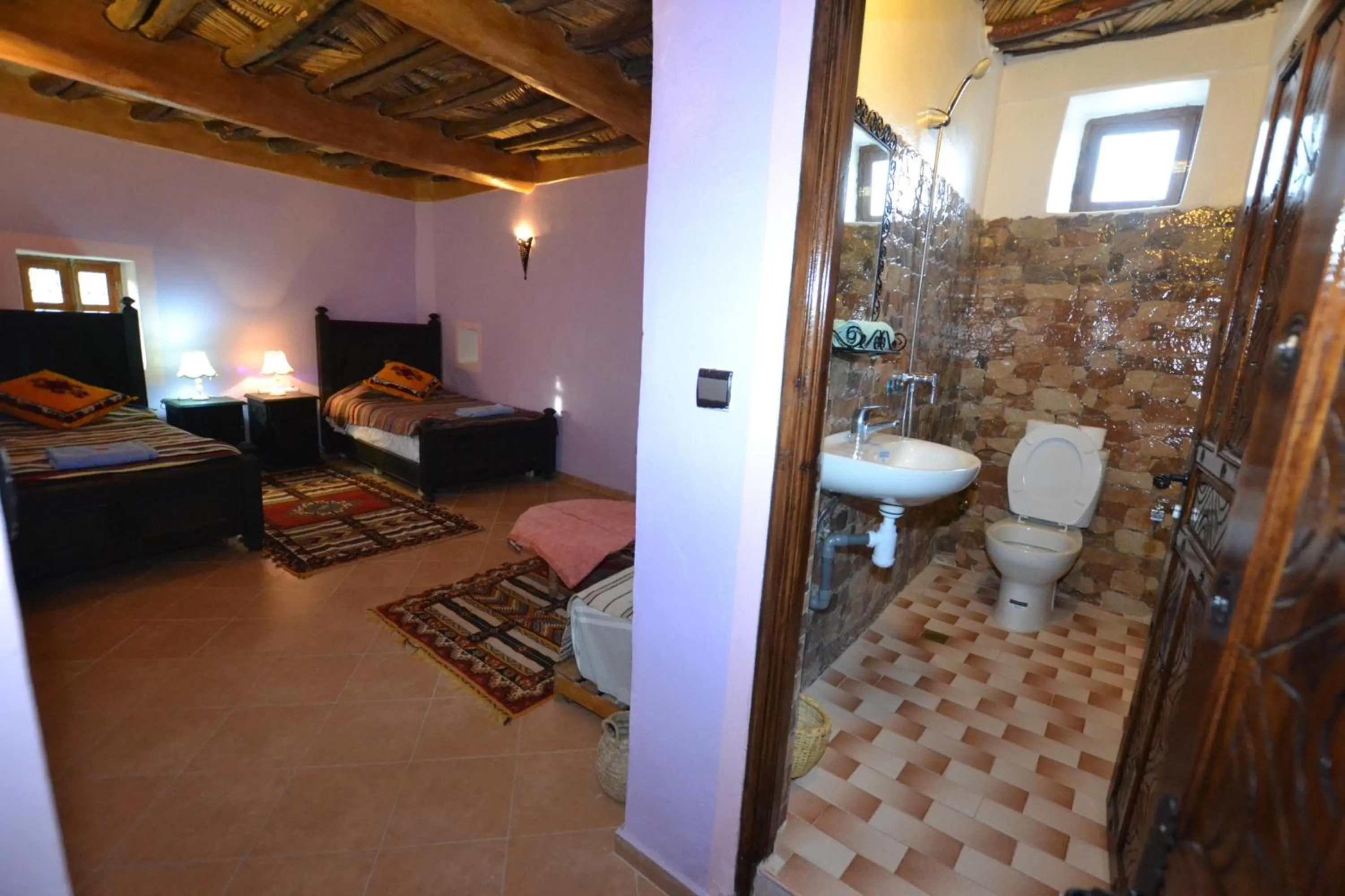 Bathroom in Tizourgane Kasbah