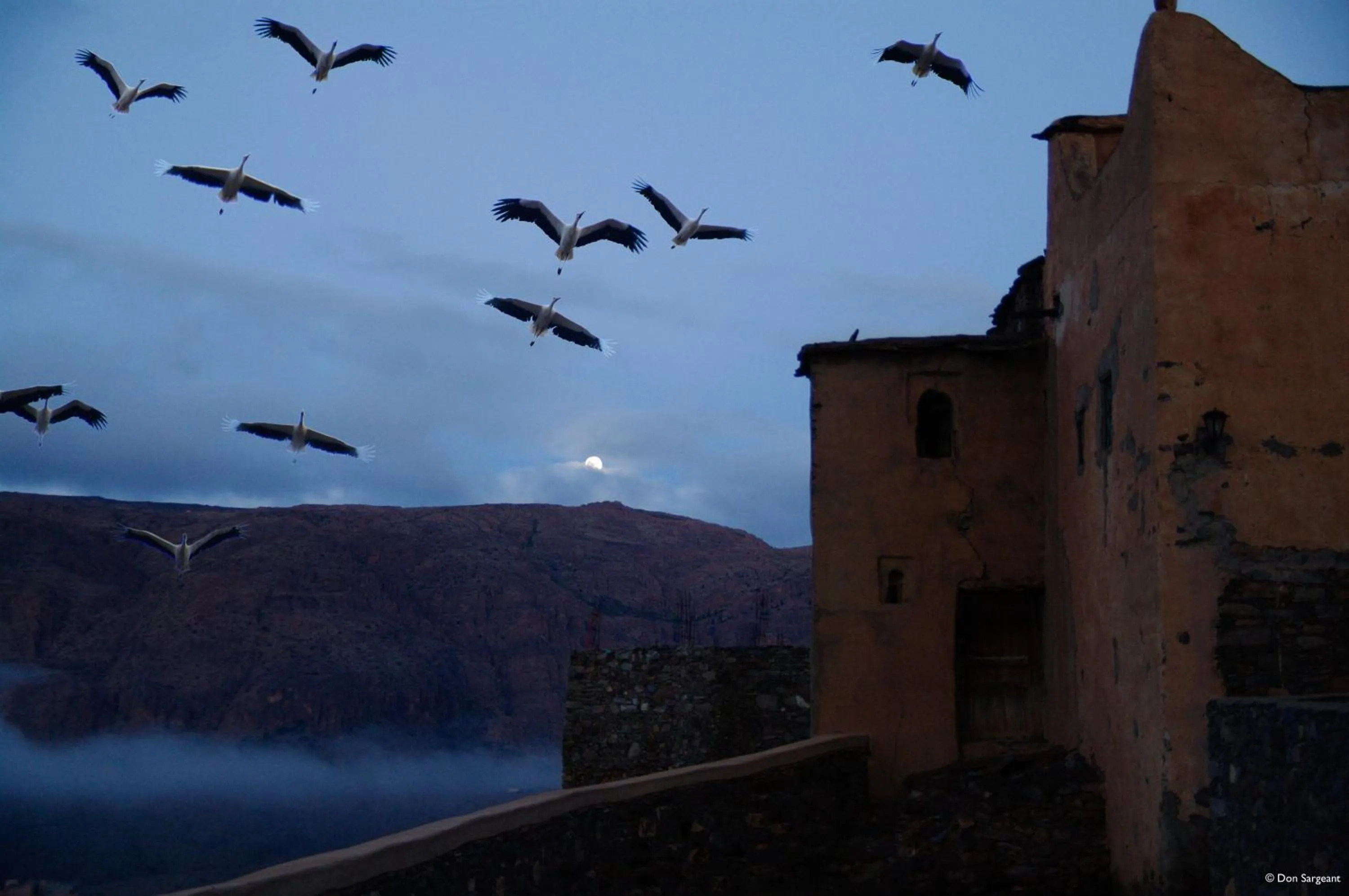 Sunset in Tizourgane Kasbah