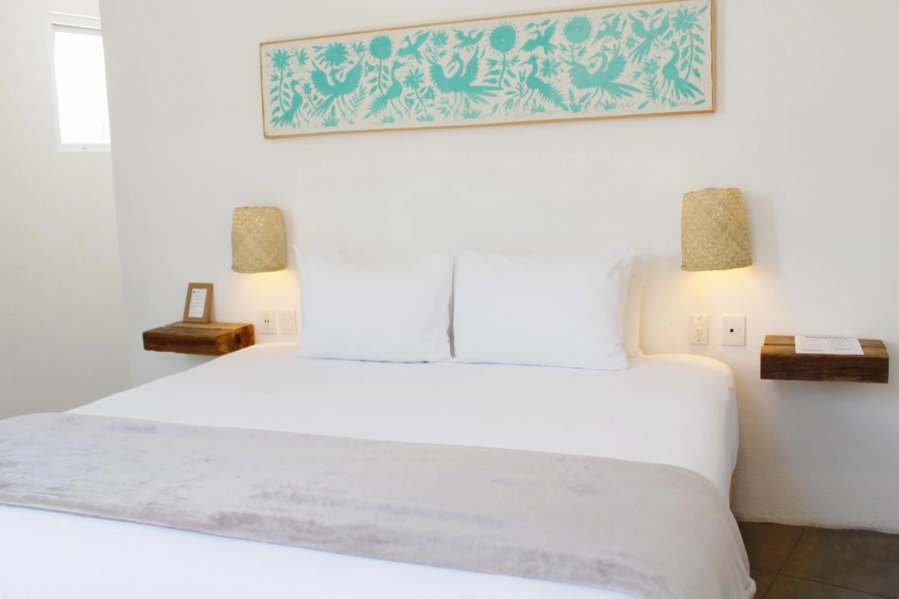 Bed in Hotel Mamá Carlota