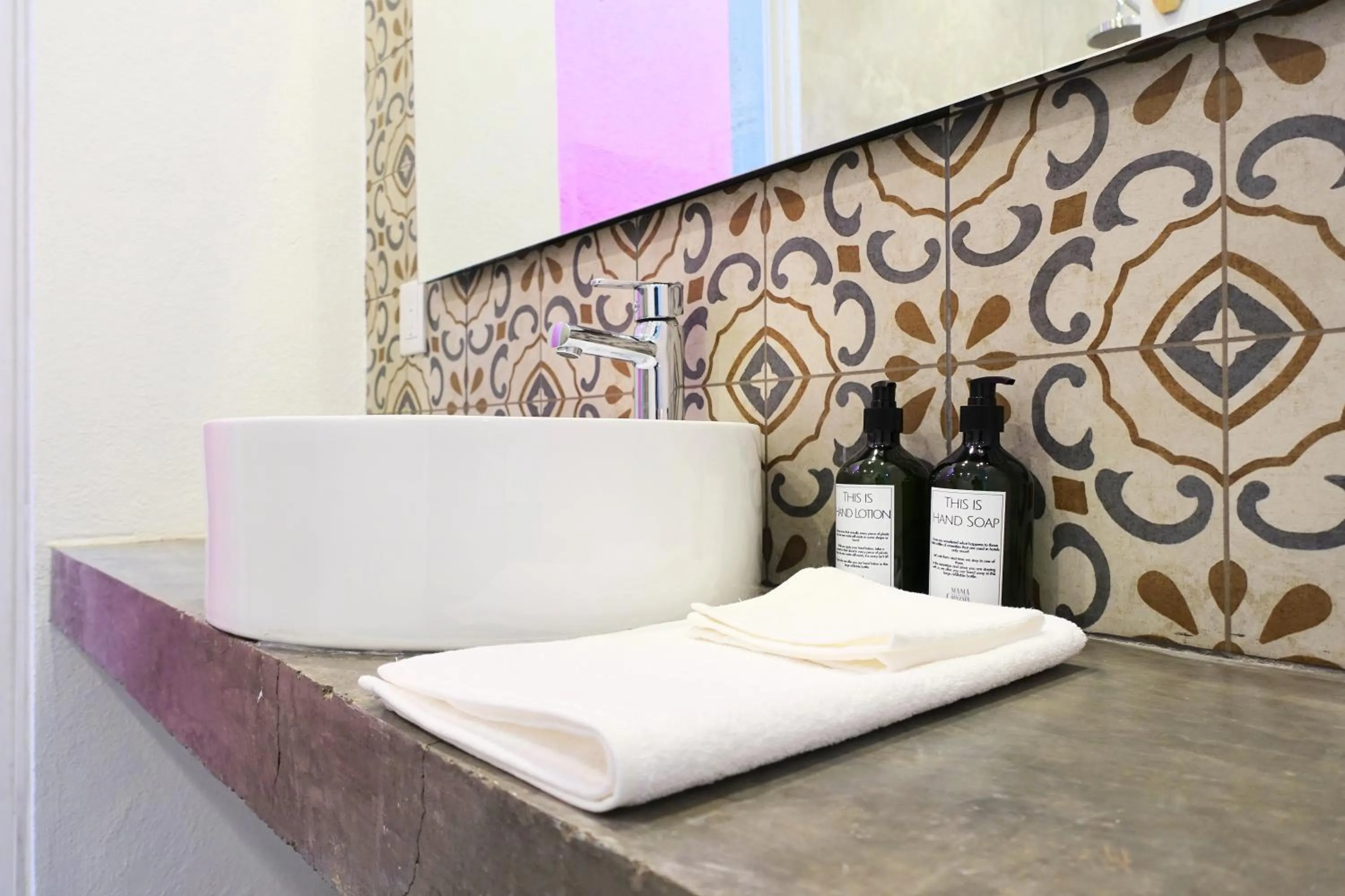 Bathroom in Hotel Mamá Carlota