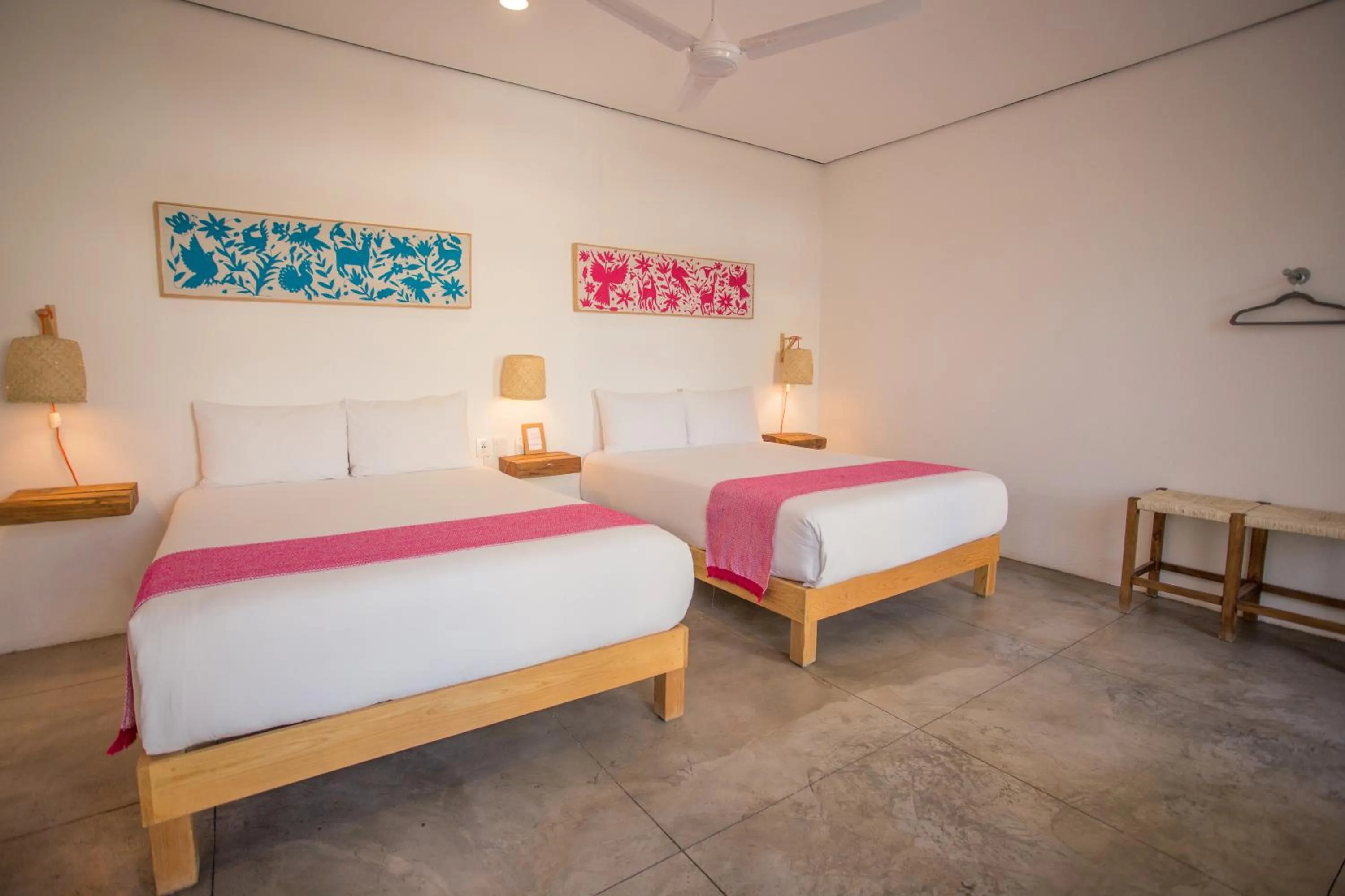 Bed in Hotel Mamá Carlota