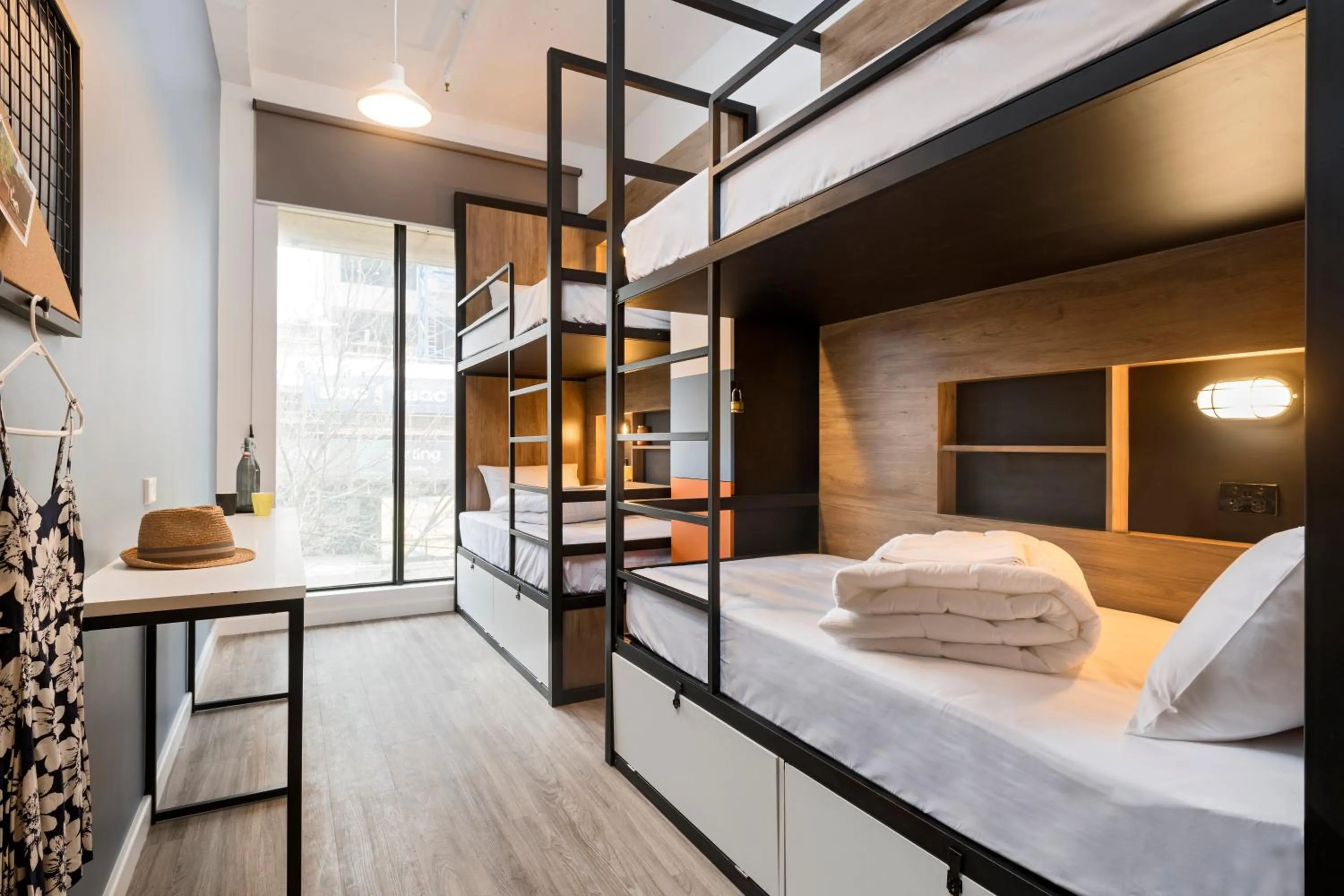 Bedroom, Bed in Hostel G Perth