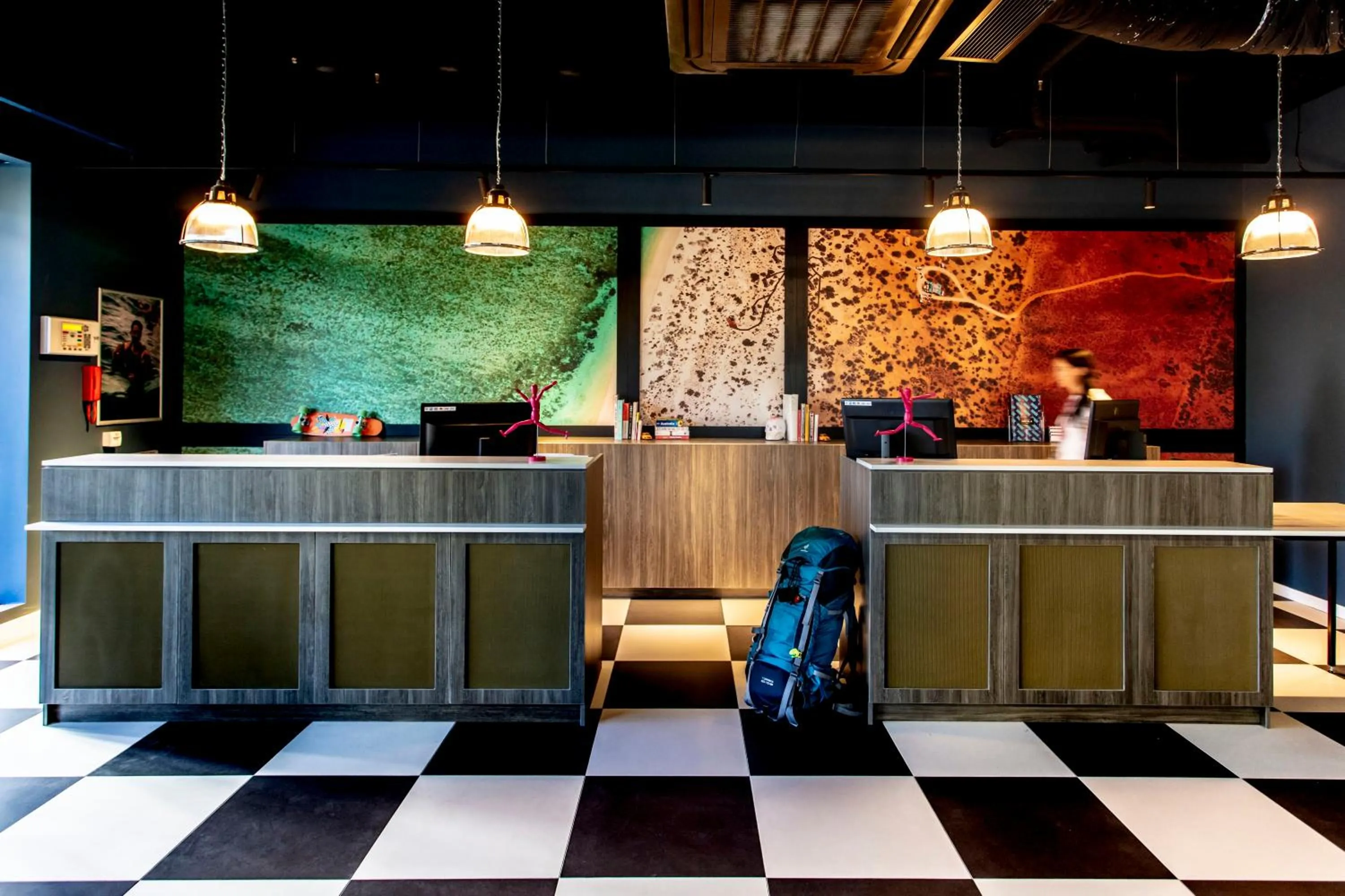 Lobby or reception in Hostel G Perth