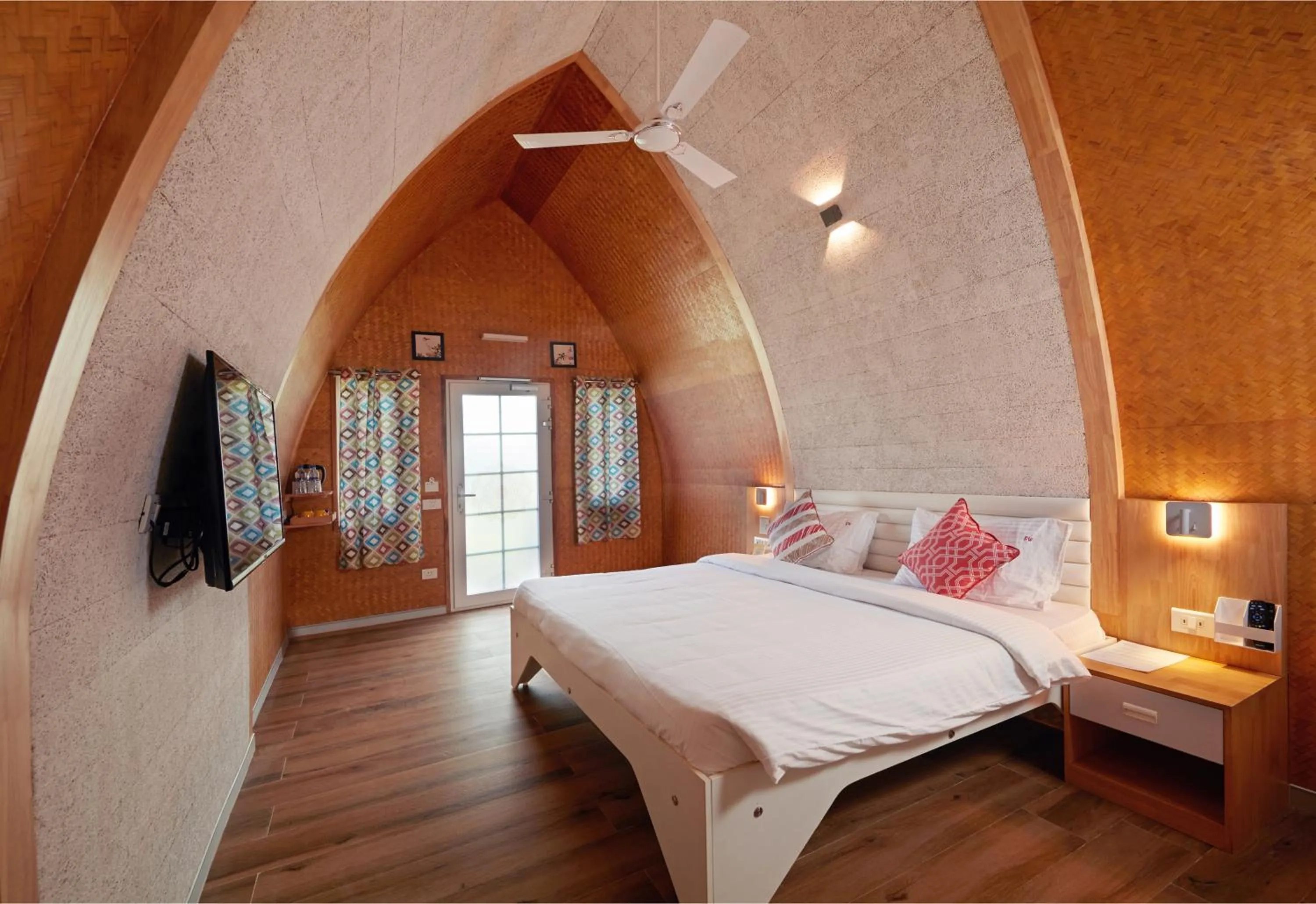 Photo of the whole room, Bed in Bodhiwoods Resorts