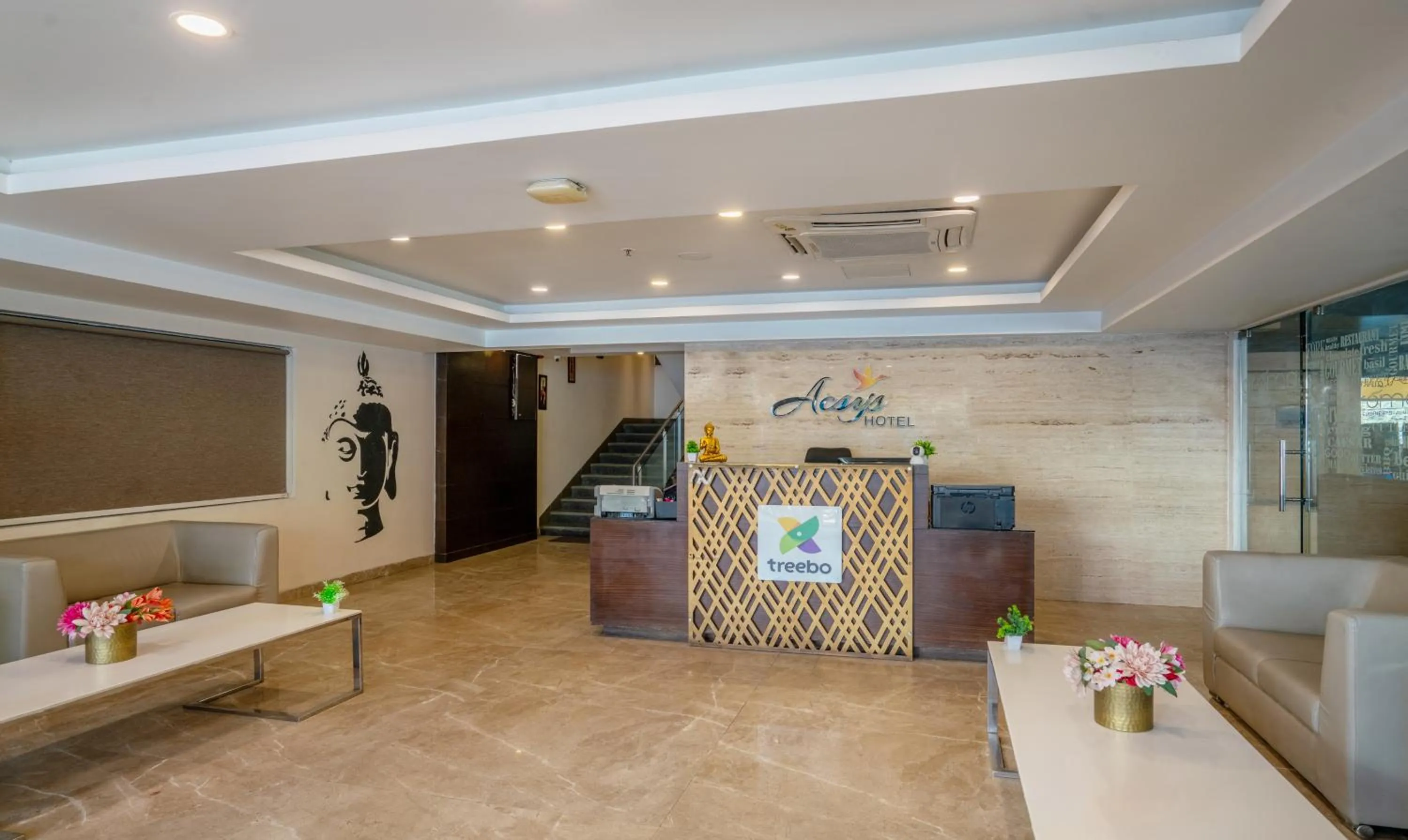 Lobby or reception in Treebo Acsys, Gachibowli