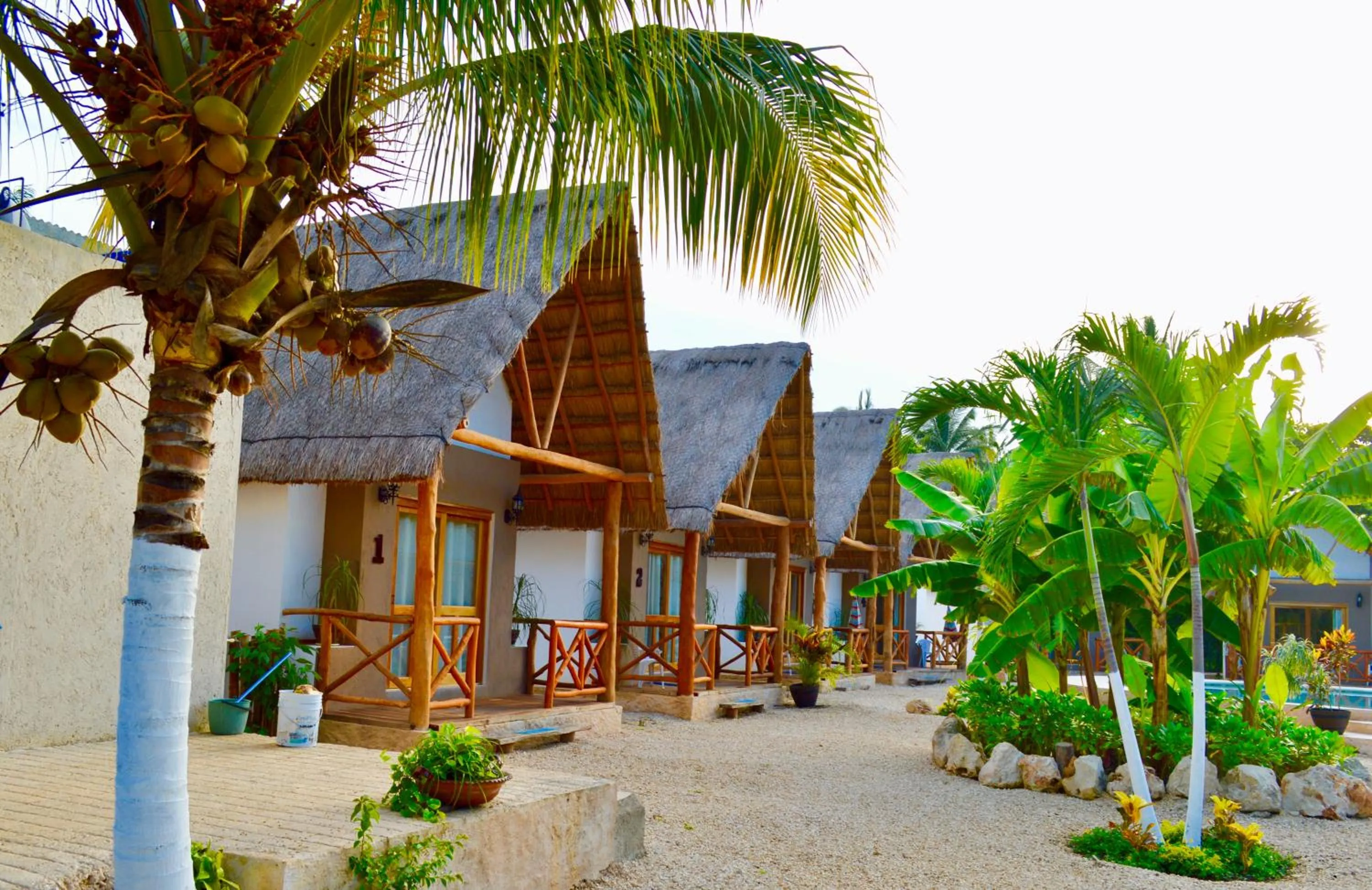 Facade/entrance in Villas Hotel