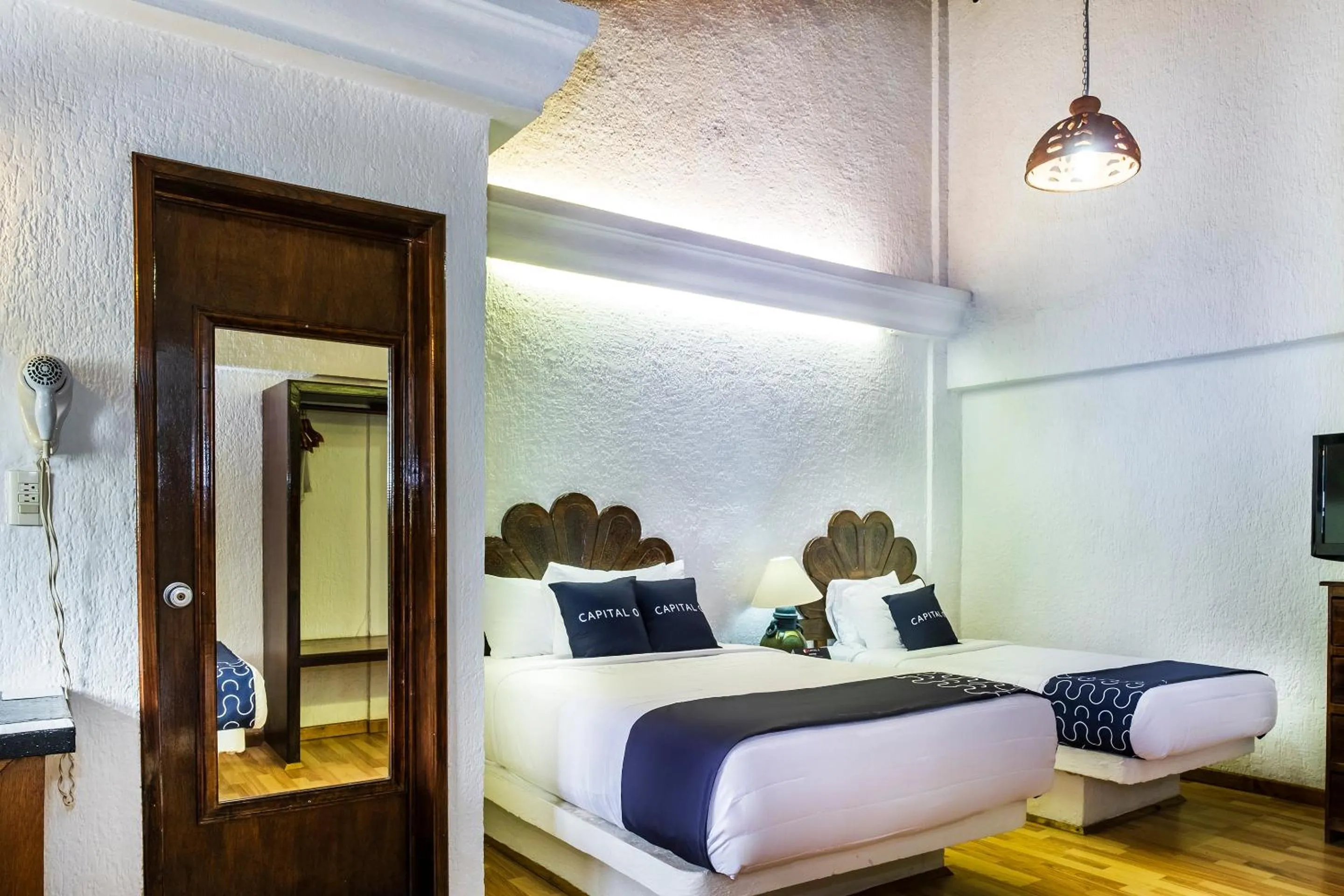 Bedroom, Bed in Capital O Hotel Central, Xalapa