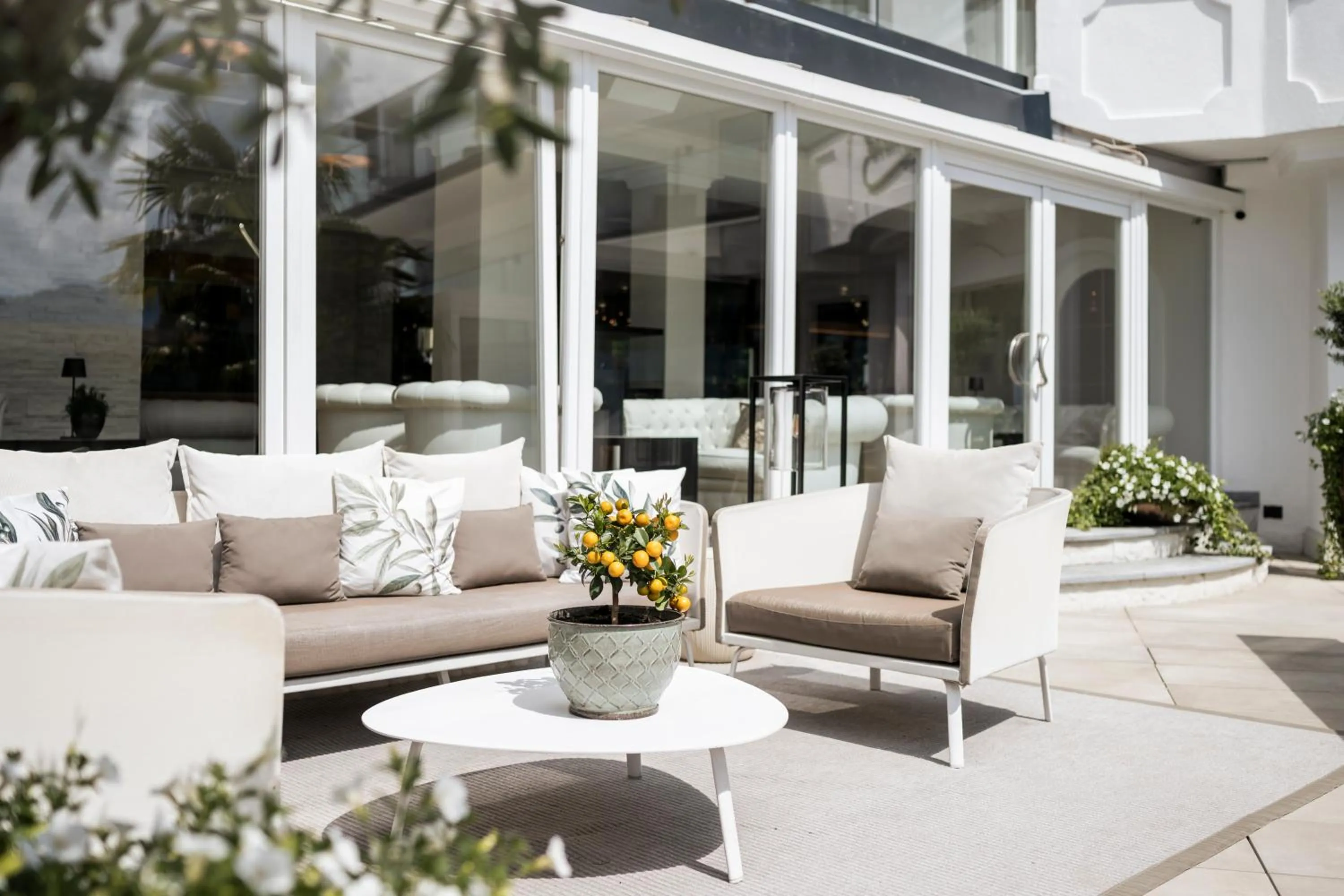 Balcony/Terrace in Small & Beautiful Hotel Gnaid