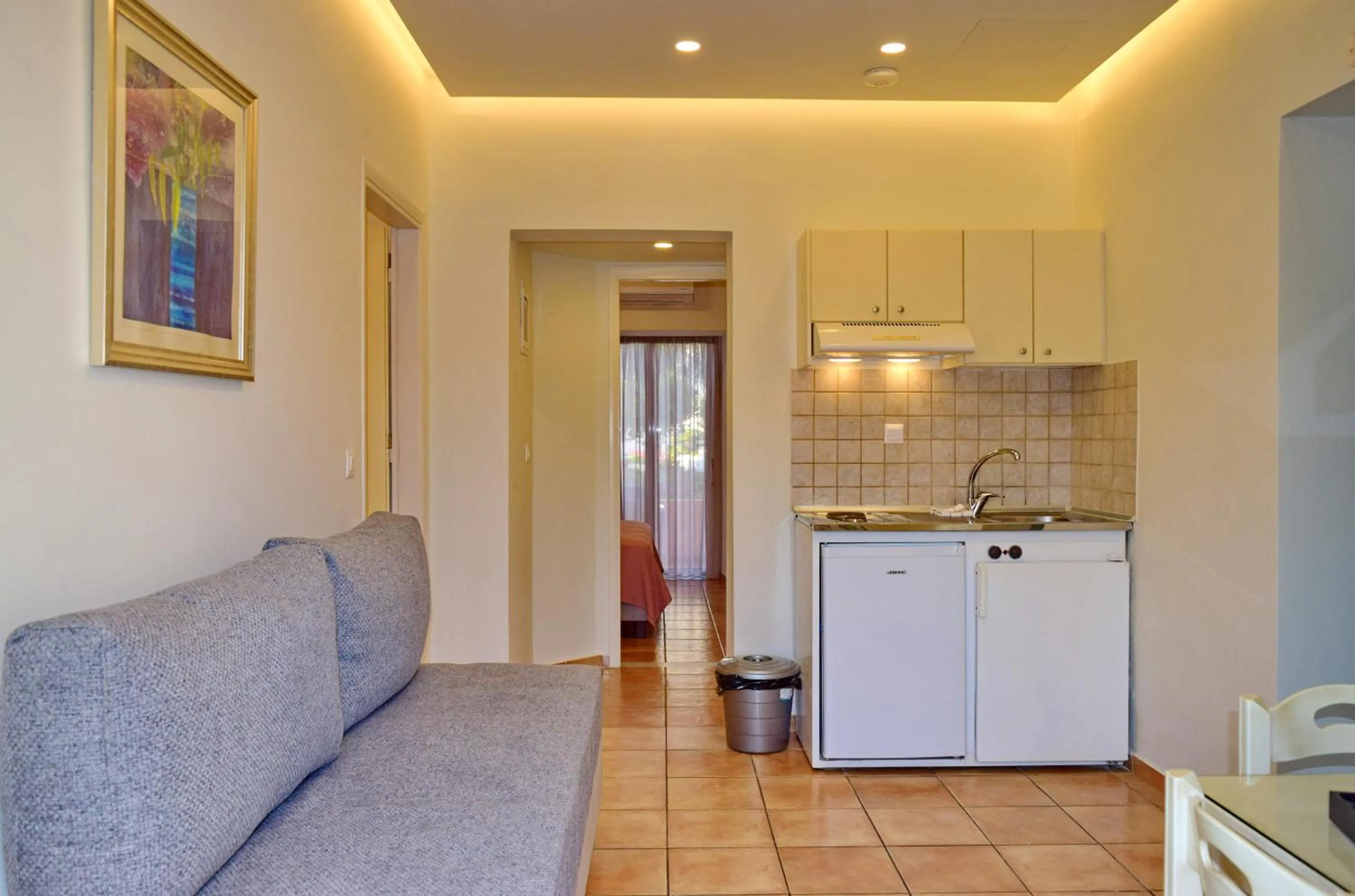 Seating area in Melina Beach